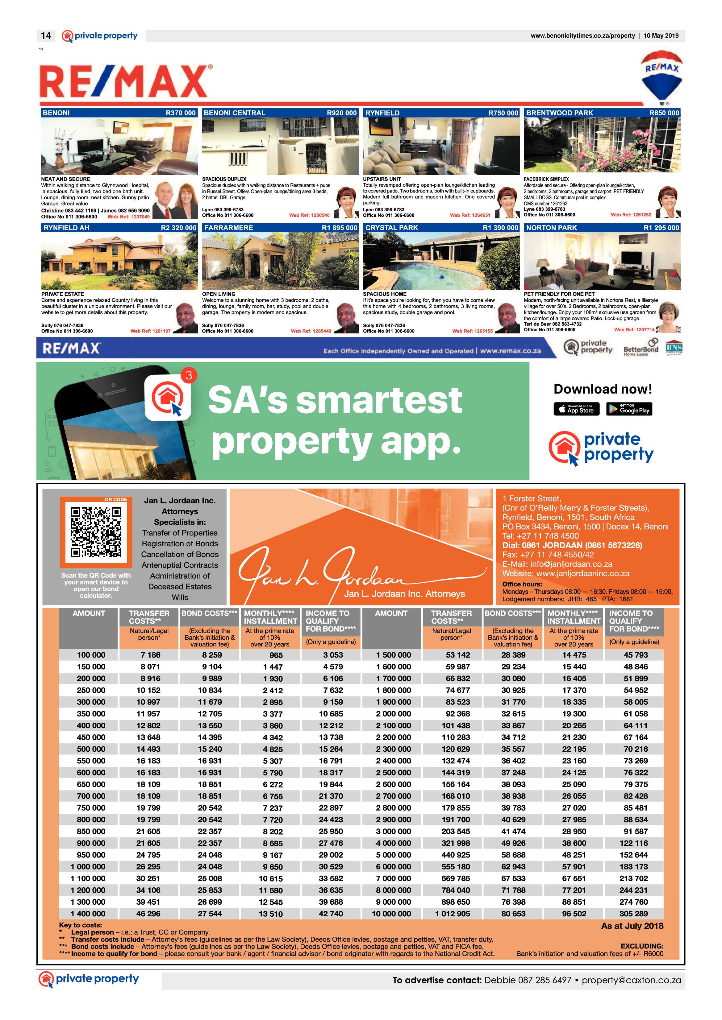 Benoni City Times 09 May 2019 page 14