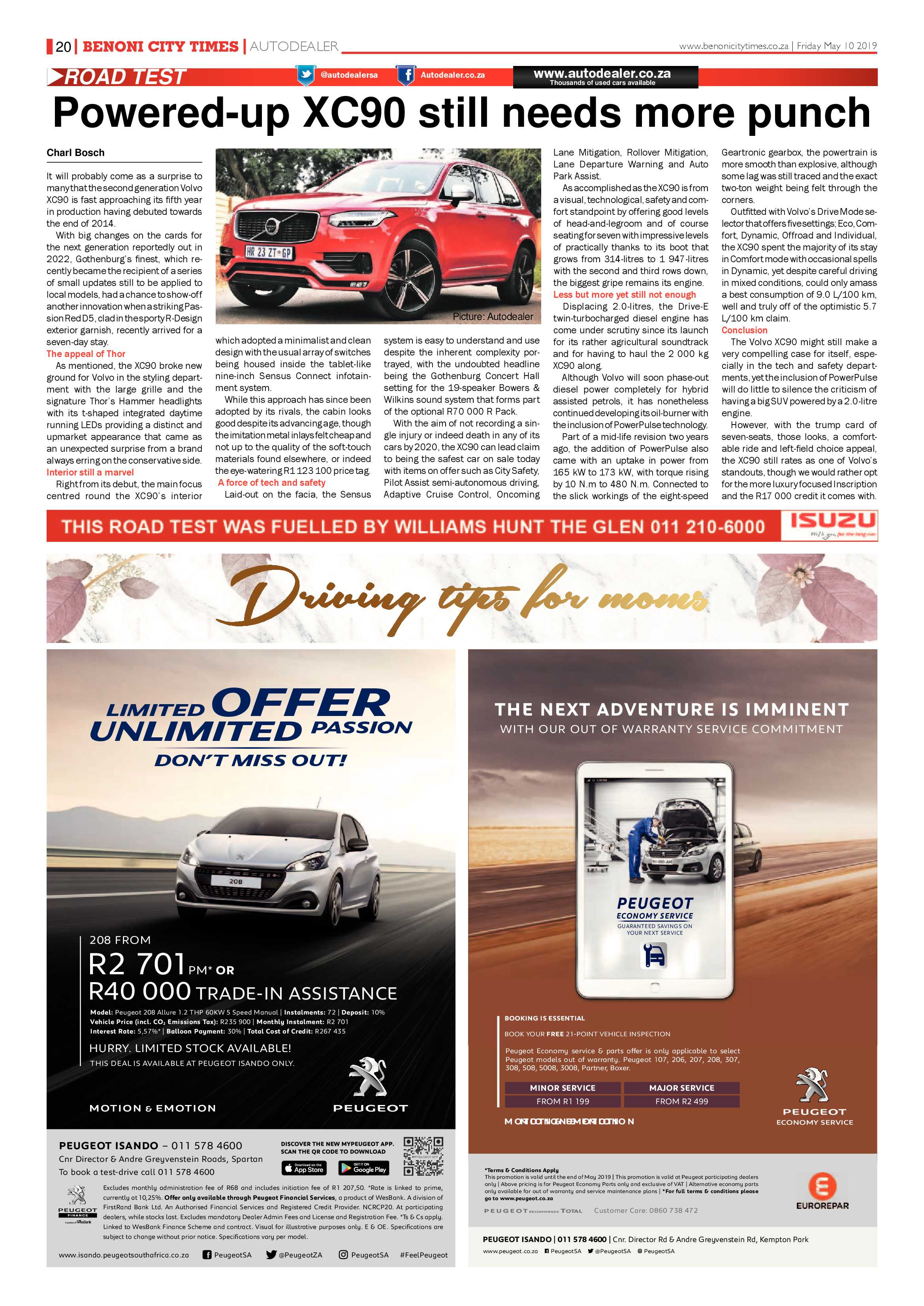 Benoni City Times 09 May 2019 page 20