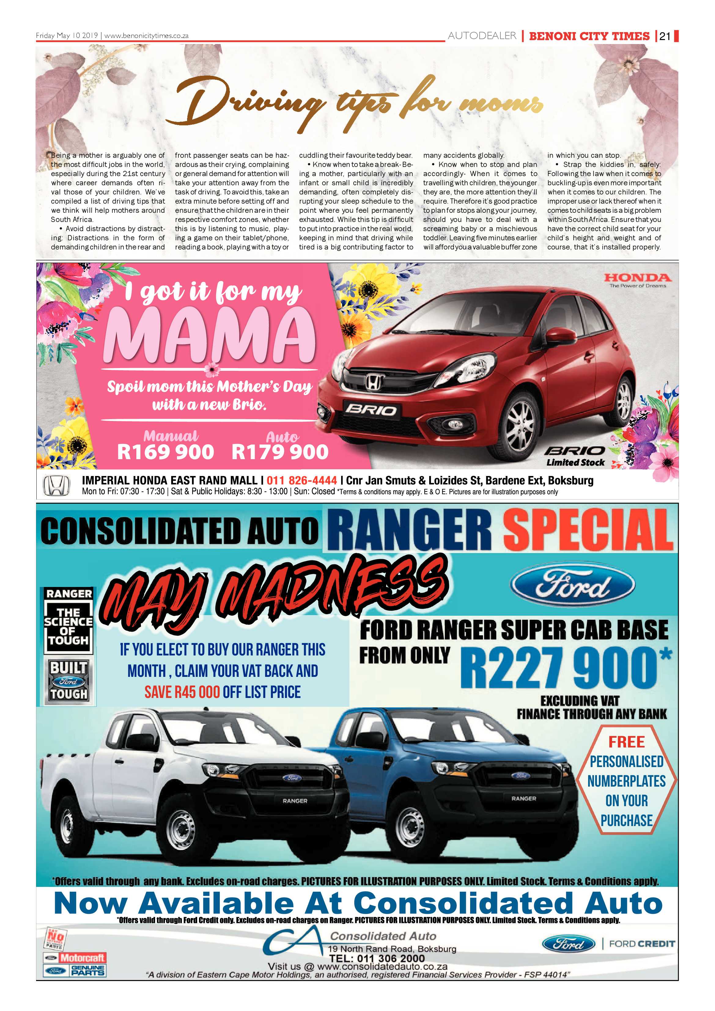 Benoni City Times 09 May 2019 page 21