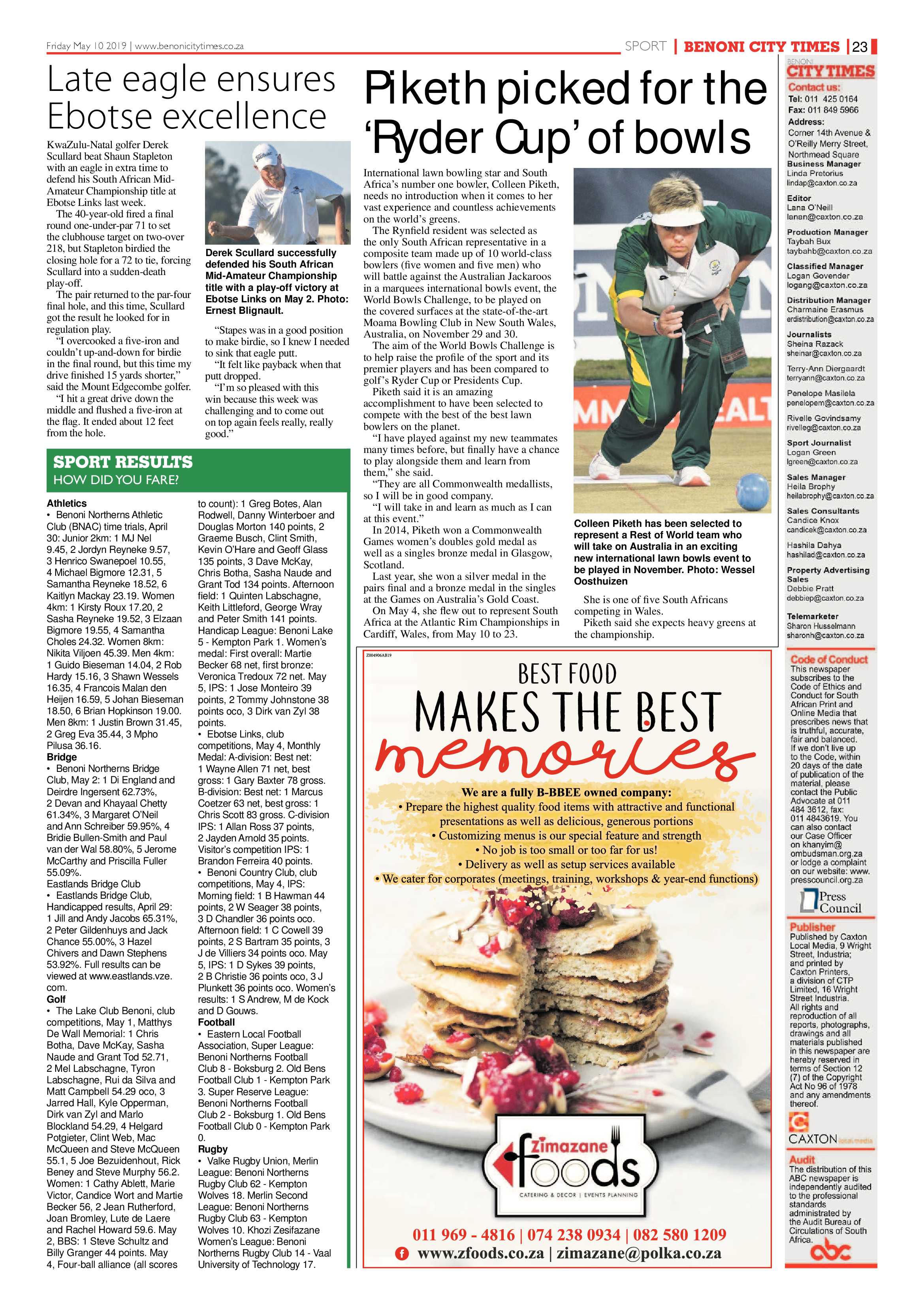 Benoni City Times 09 May 2019 page 23