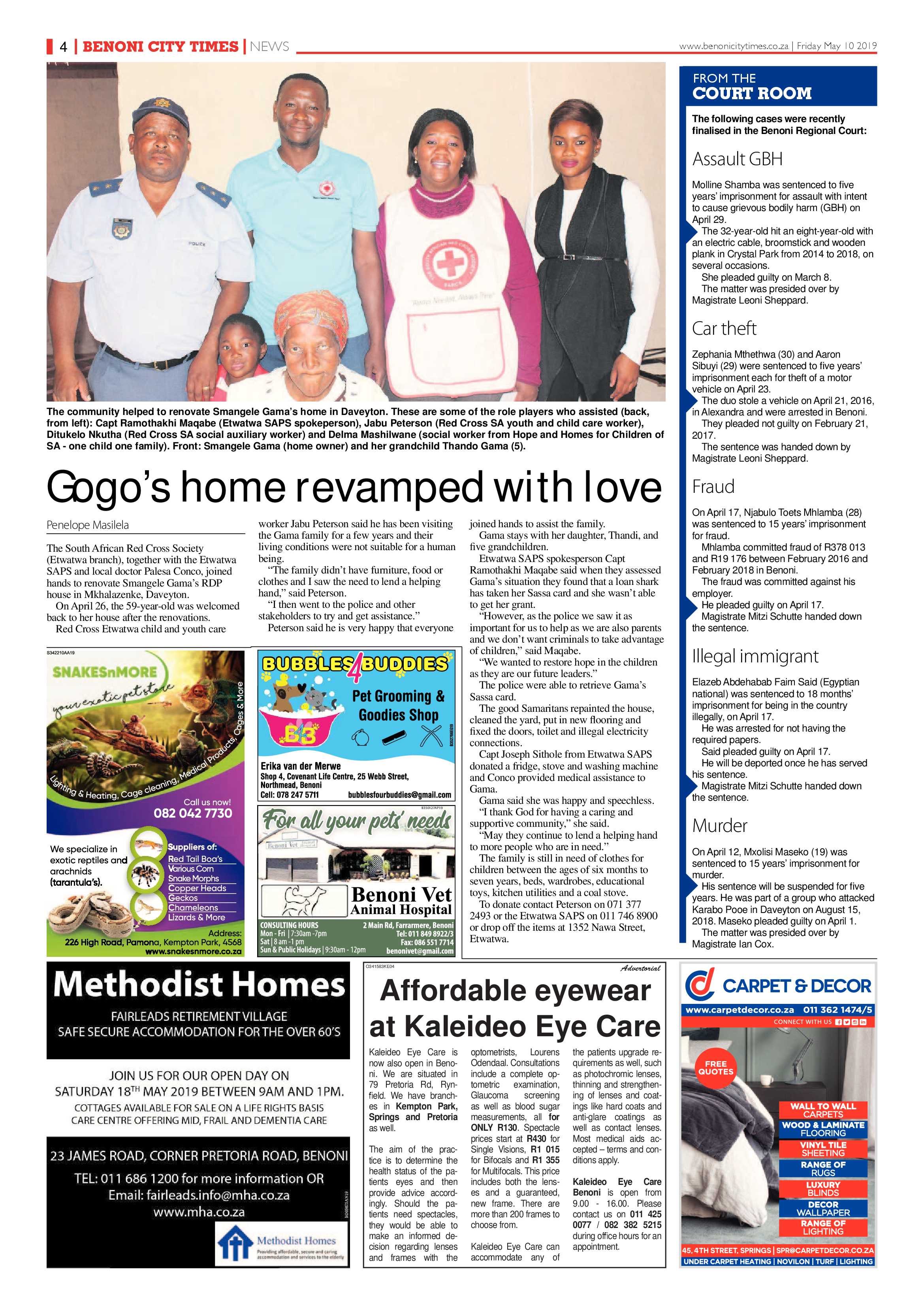 Benoni City Times 09 May 2019 page 4