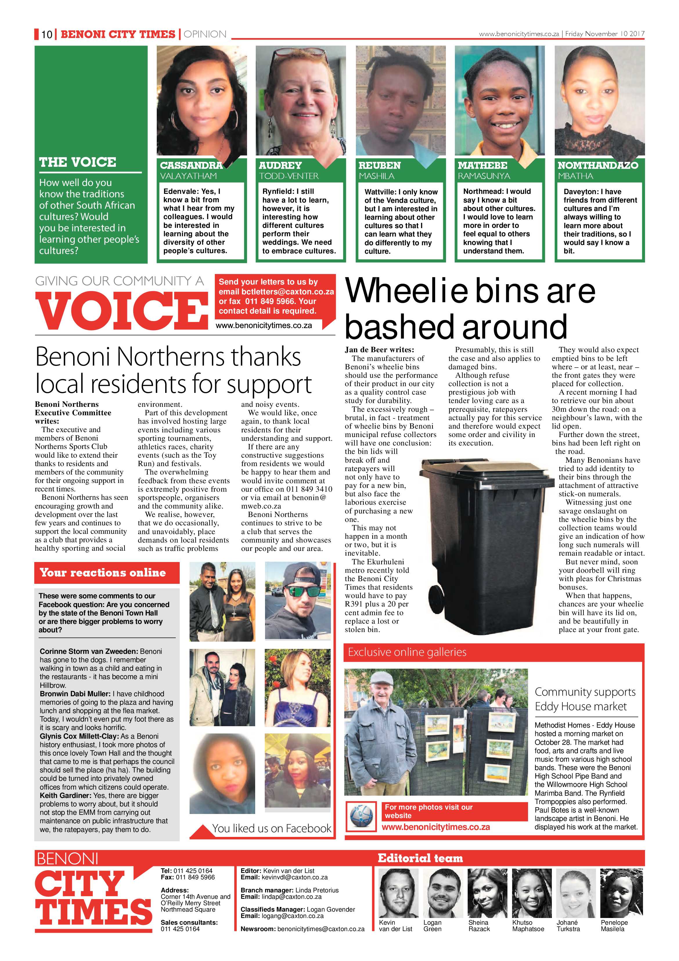 Benoni City Times 09 November 2017 page 10