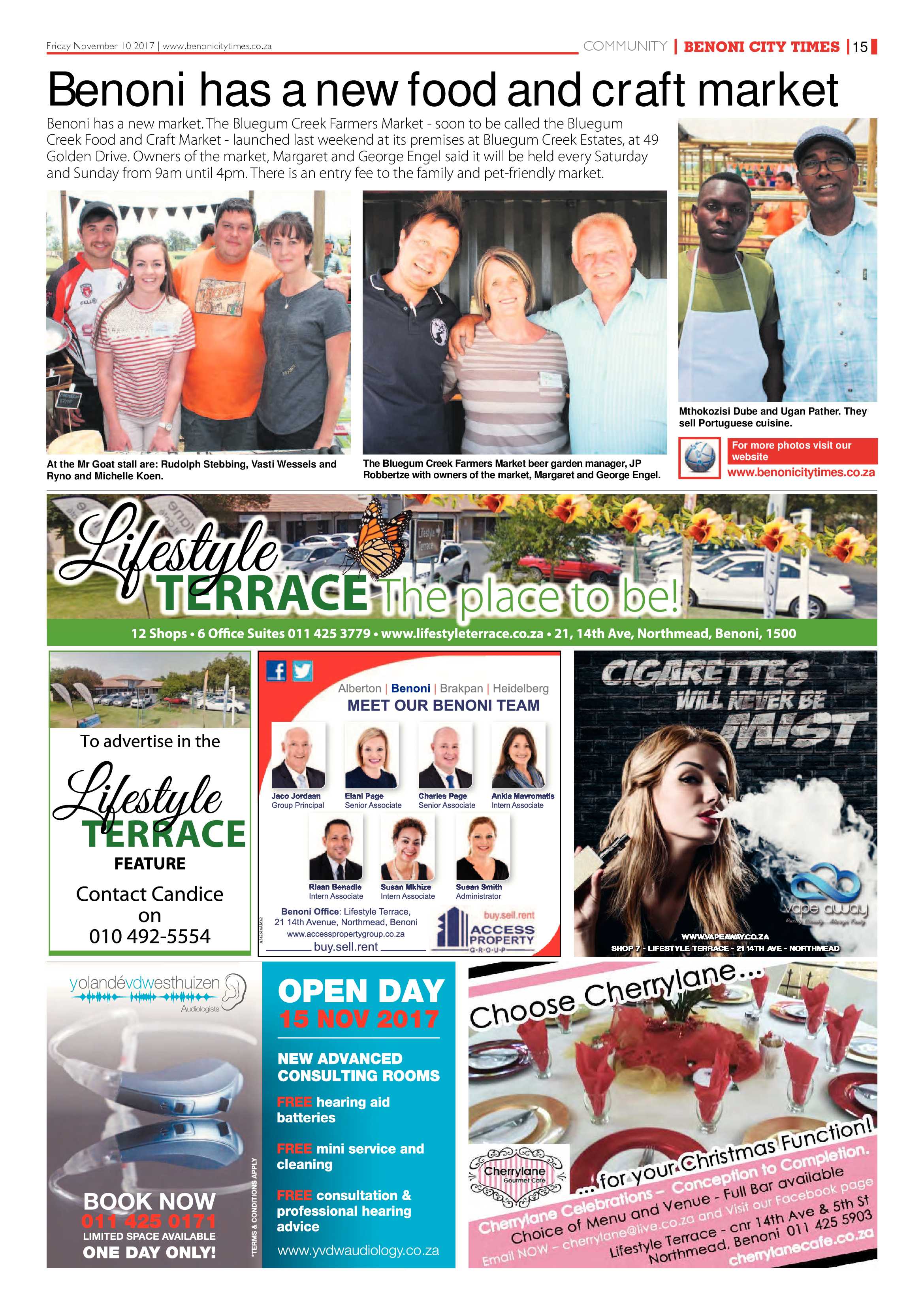 Benoni City Times 09 November 2017 page 15