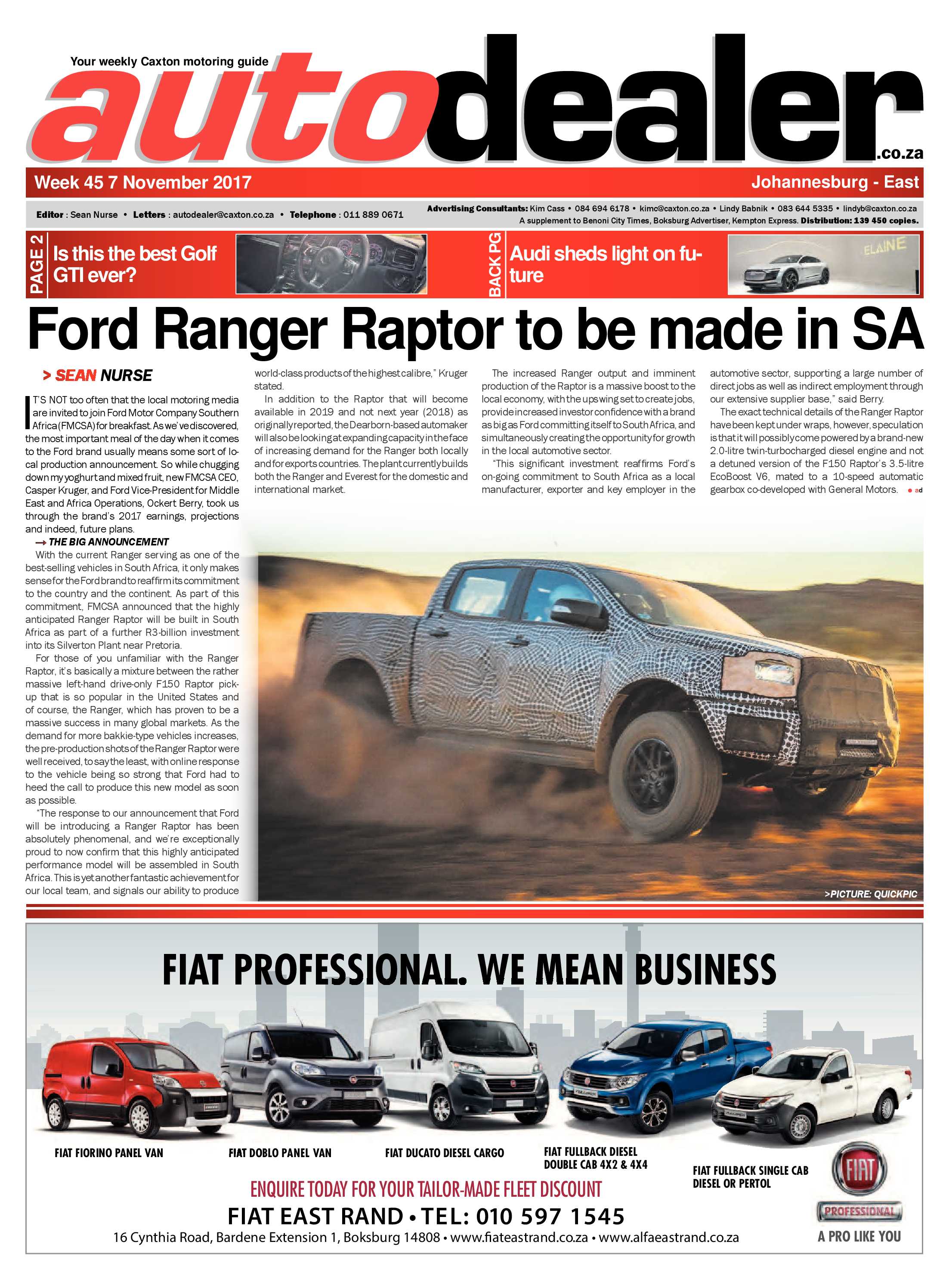 Benoni City Times 09 November 2017 page 25