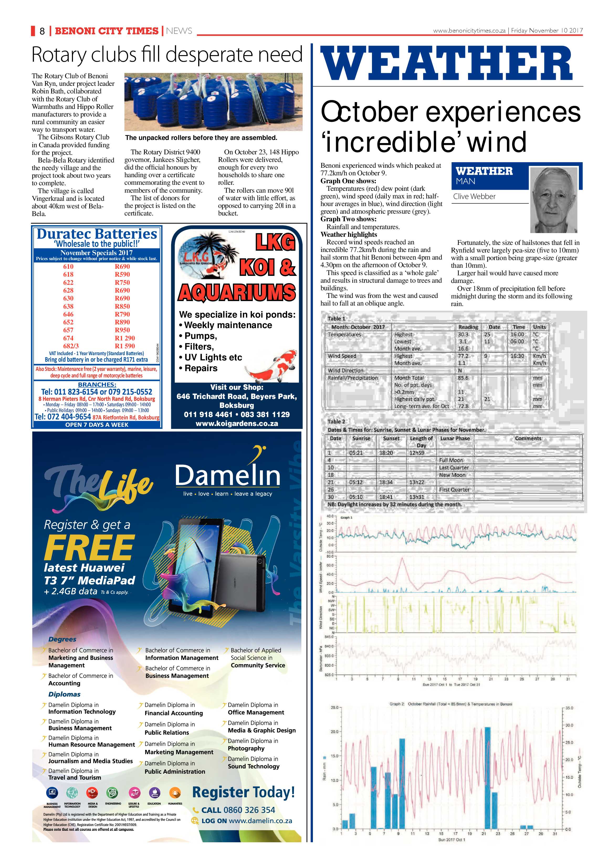 Benoni City Times 09 November 2017 page 8