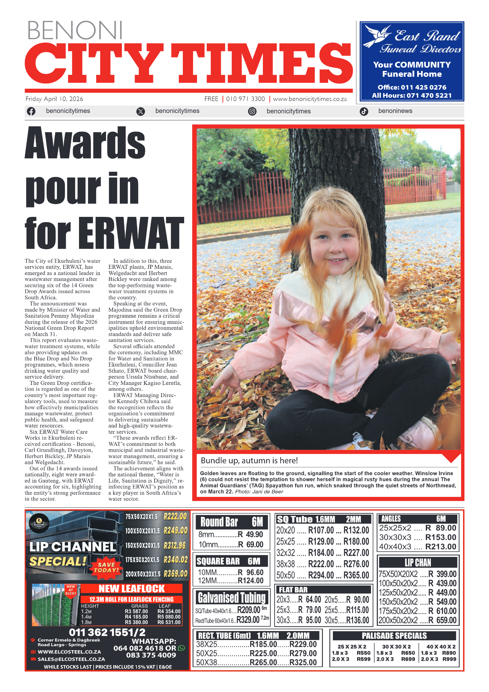 Benoni City Times 10 April 2026 page 3