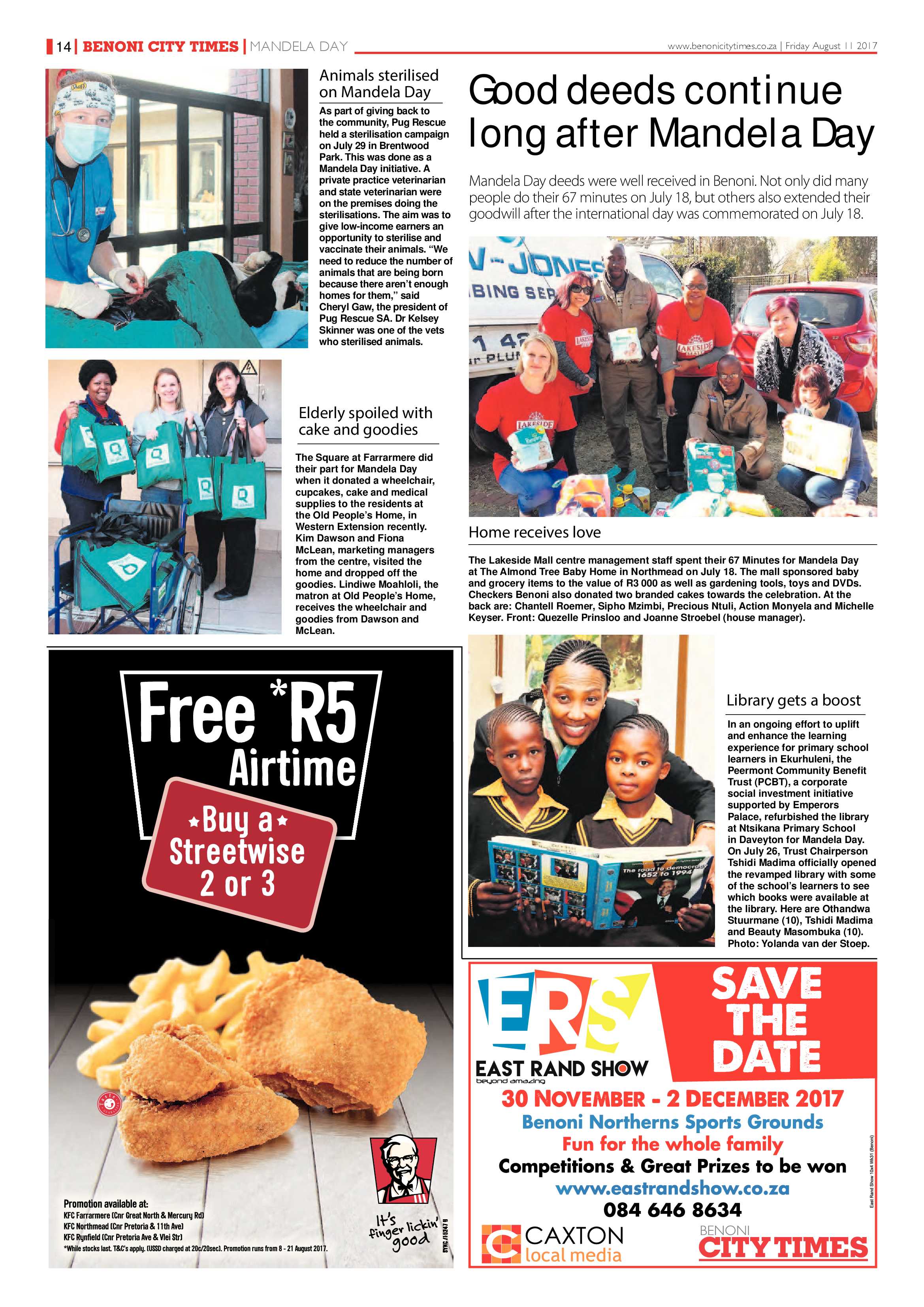 Benoni City Times 10 August 2017 page 14