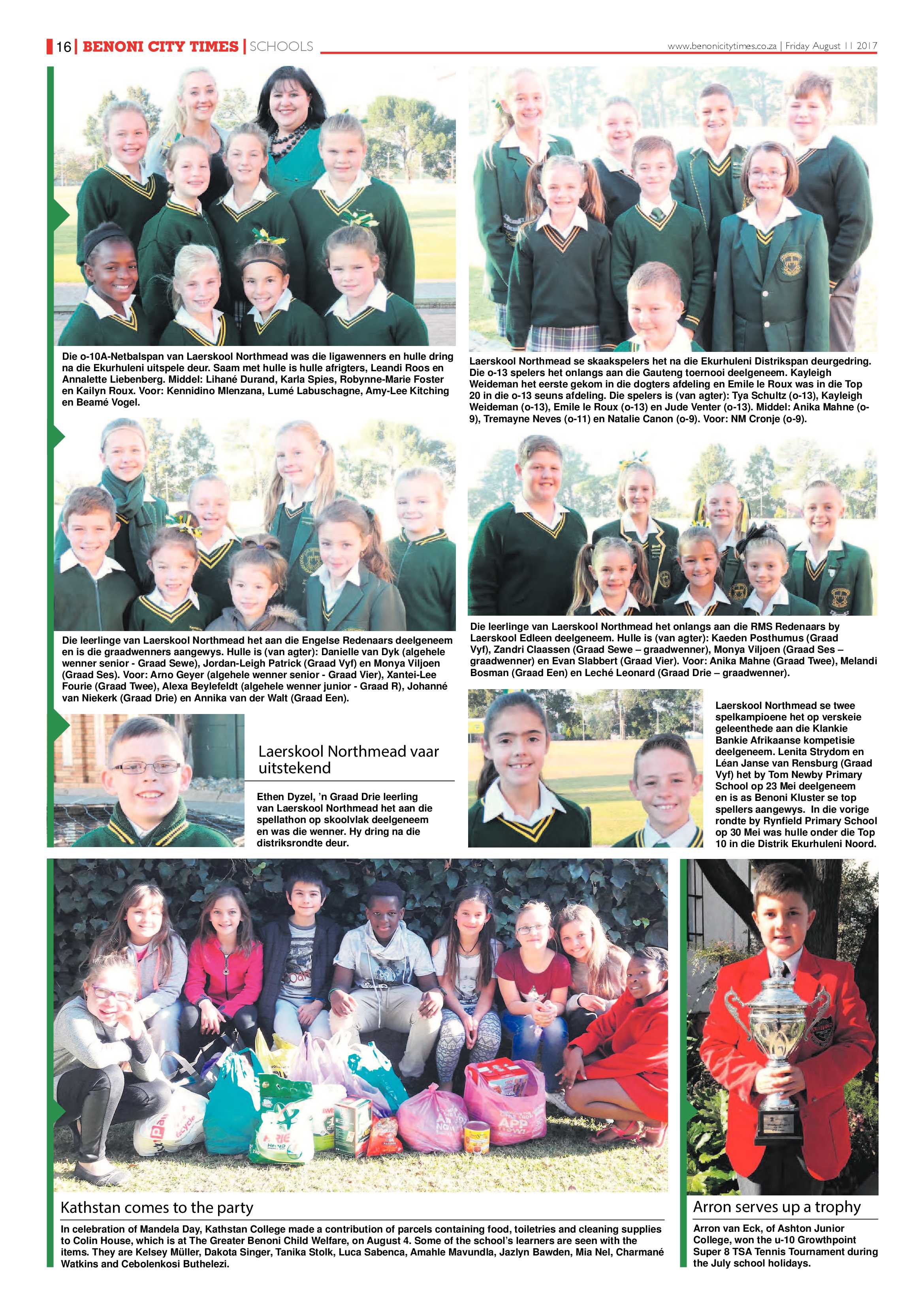 Benoni City Times 10 August 2017 page 16