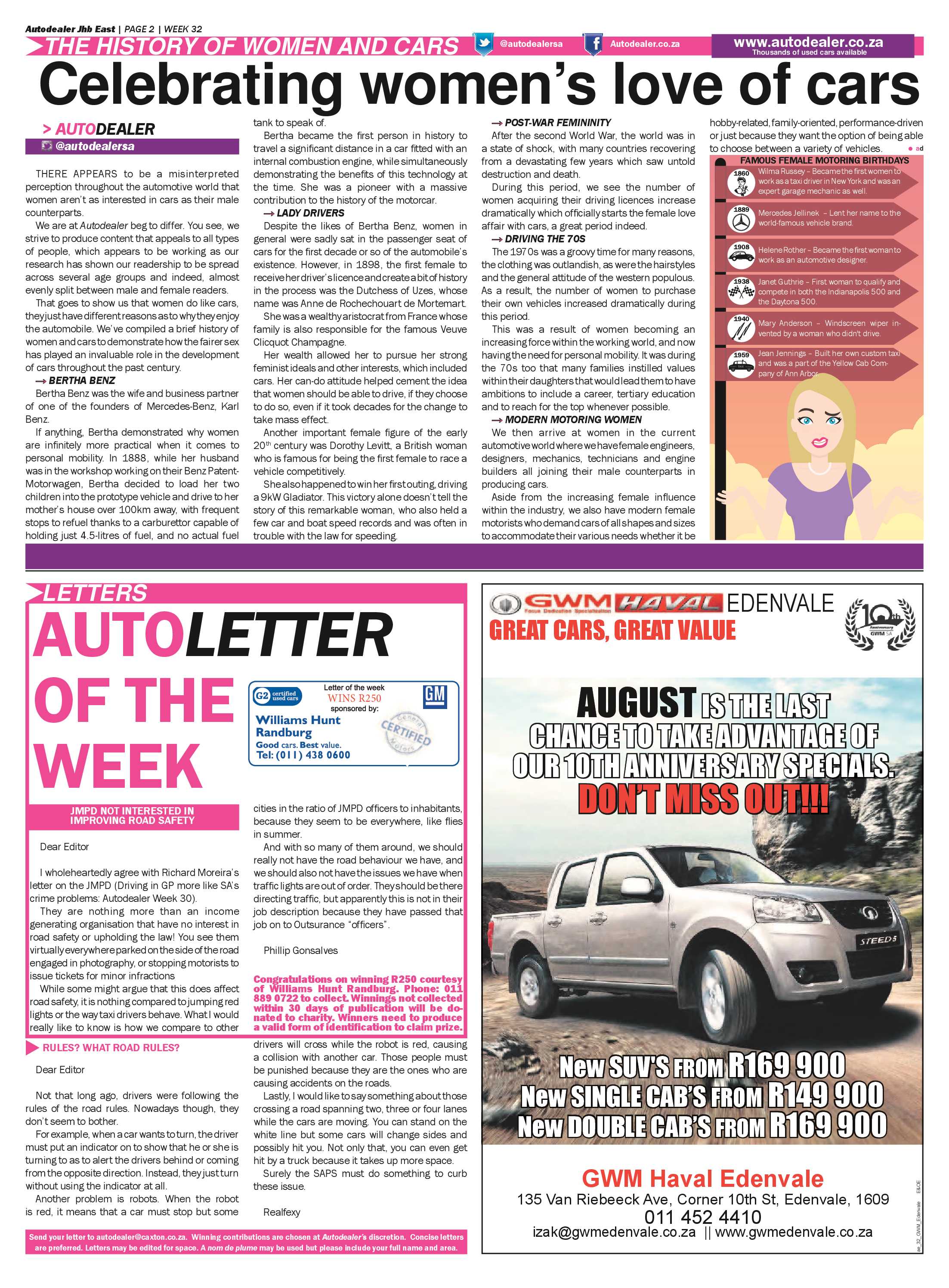 Benoni City Times 10 August 2017 page 26