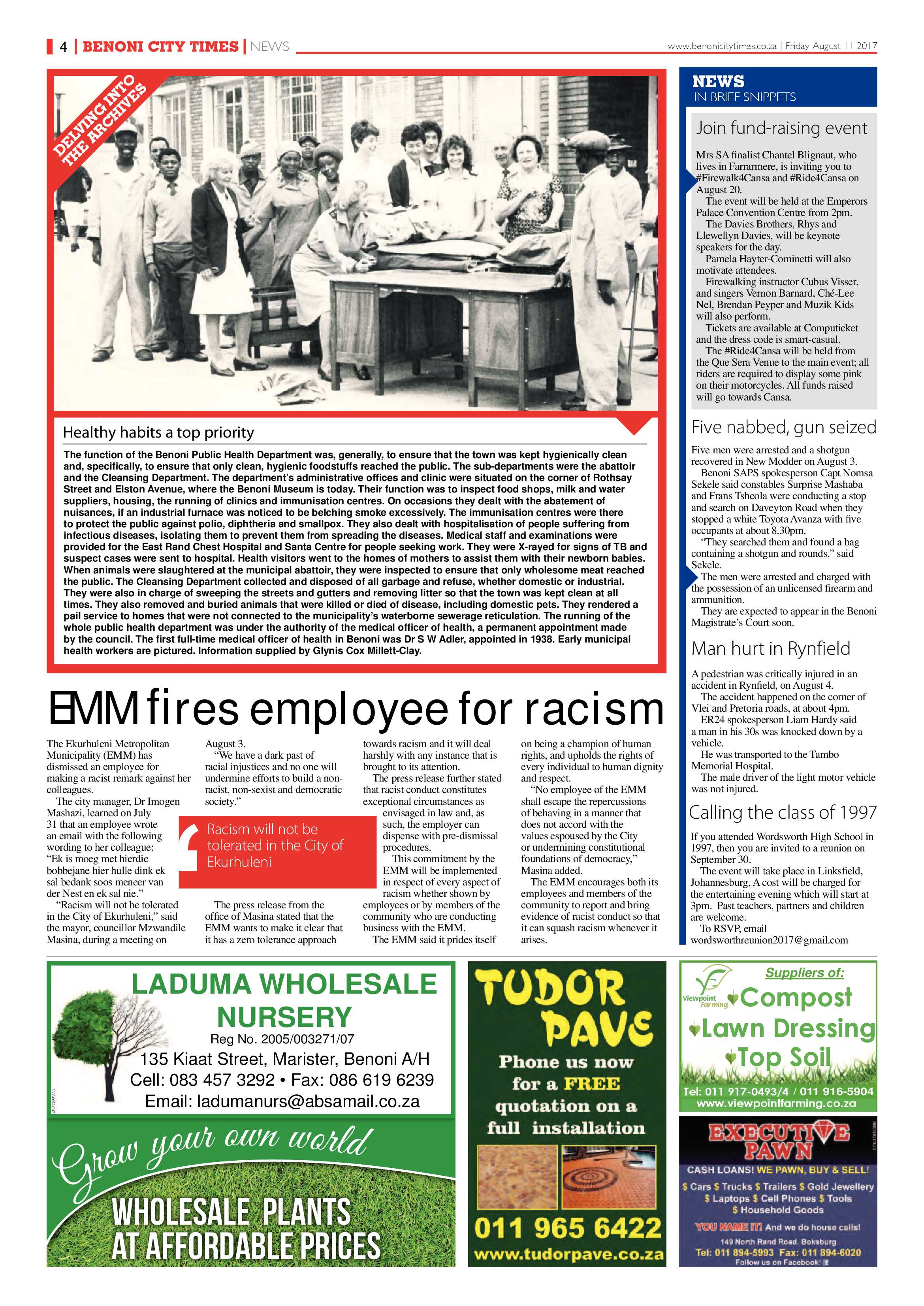 Benoni City Times 10 August 2017 page 4