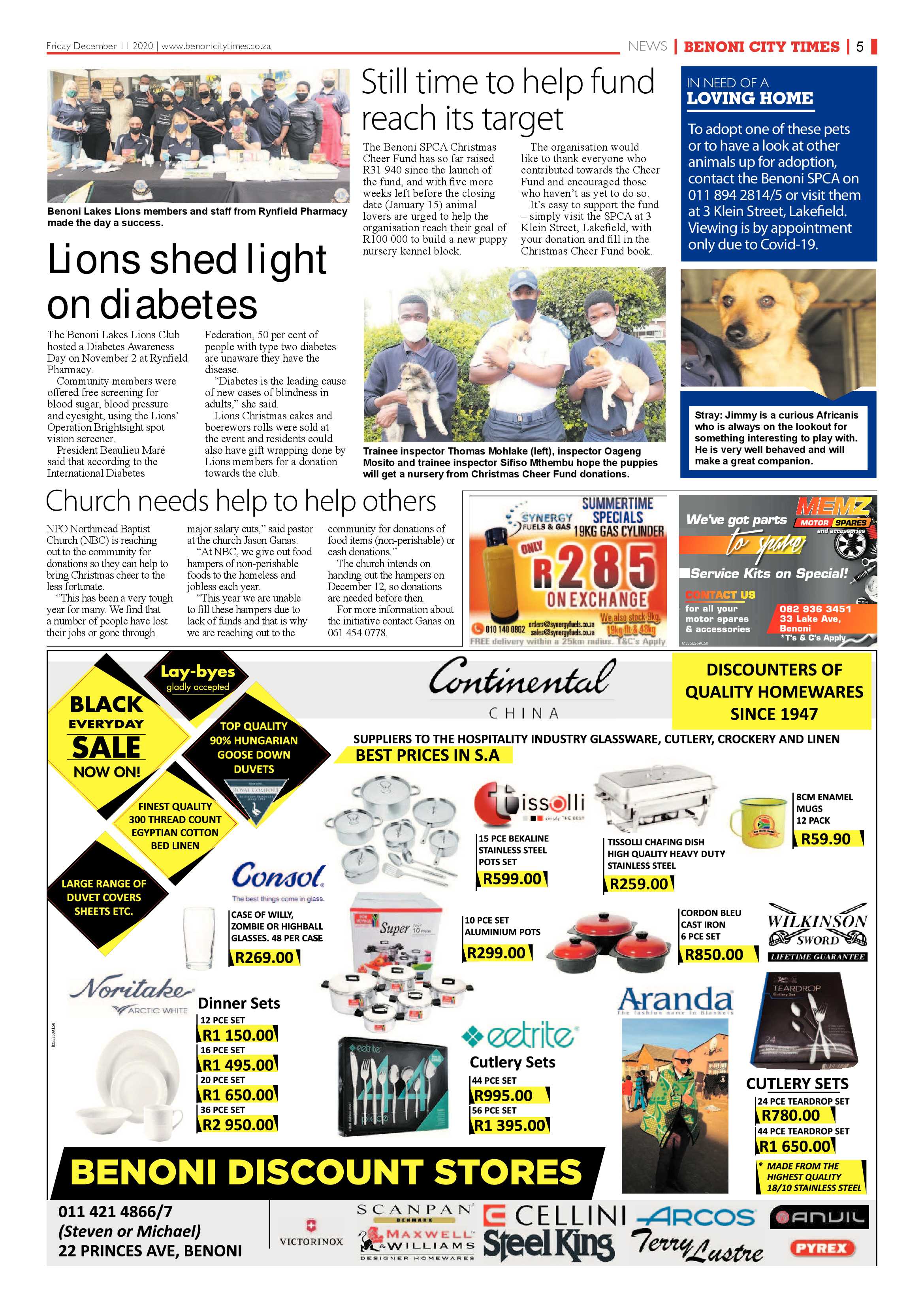 Benoni City Times 10 December 2020 page 5