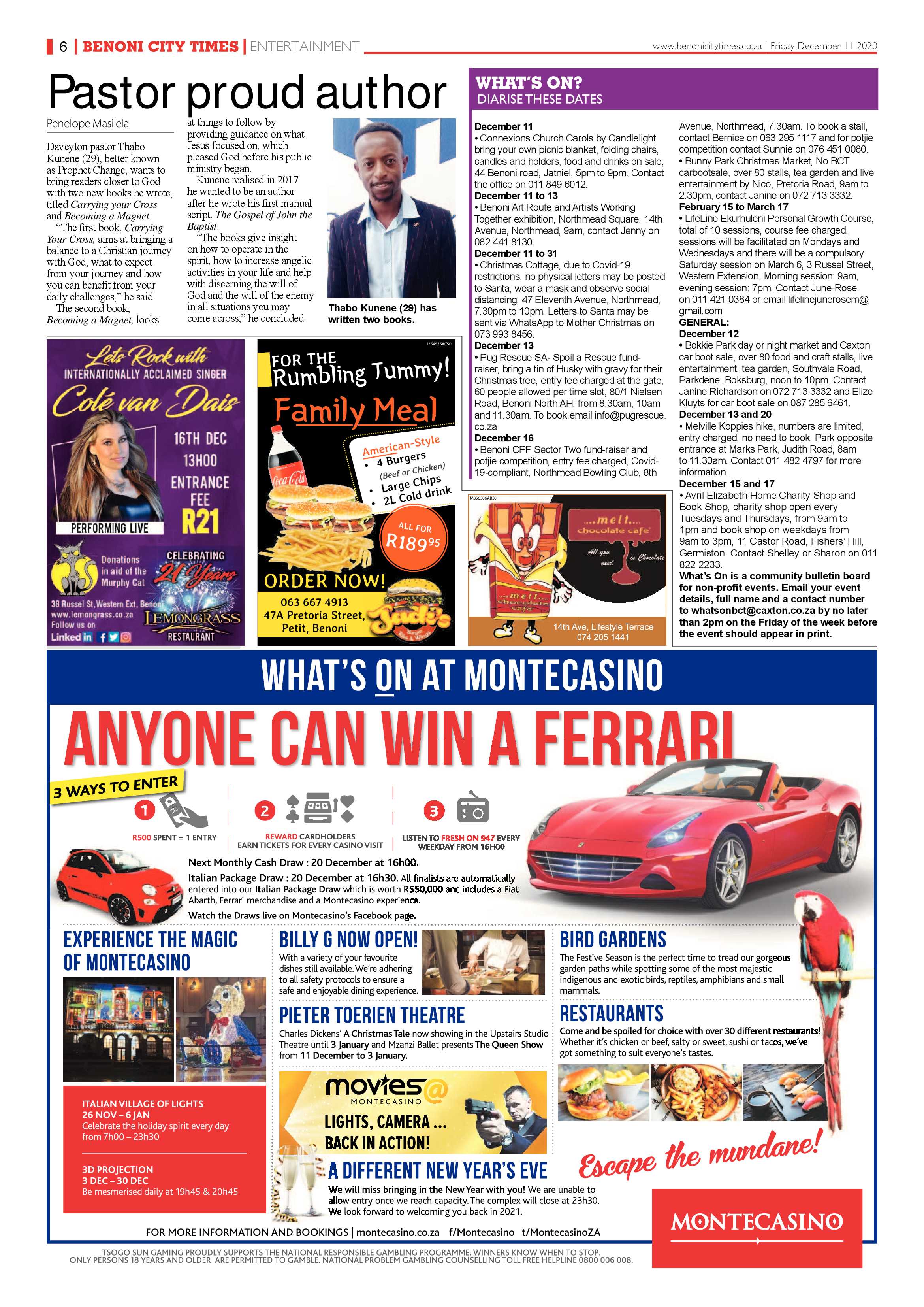 Benoni City Times 10 December 2020 page 6
