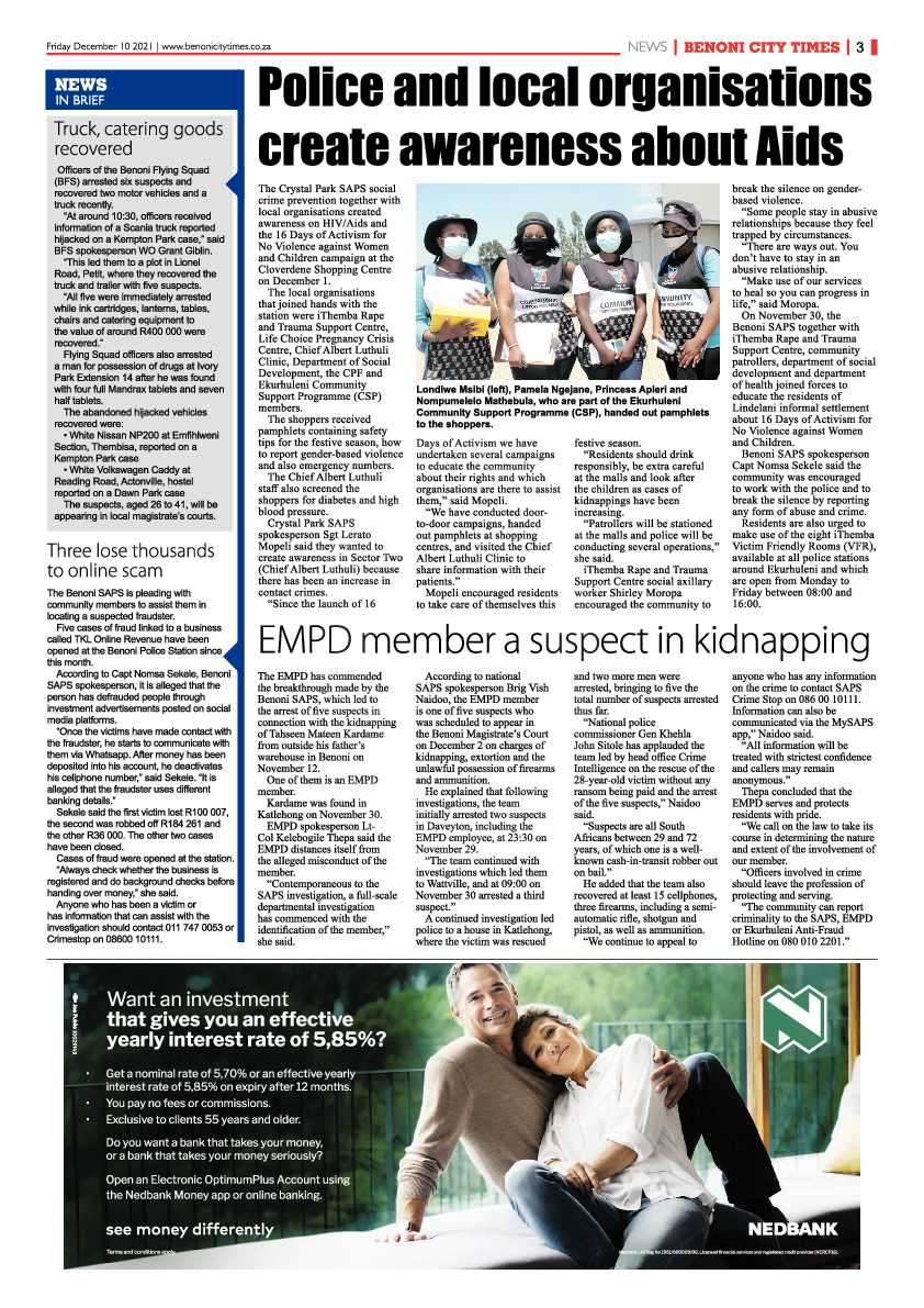 Benoni City Times 10 December 2021 page 3
