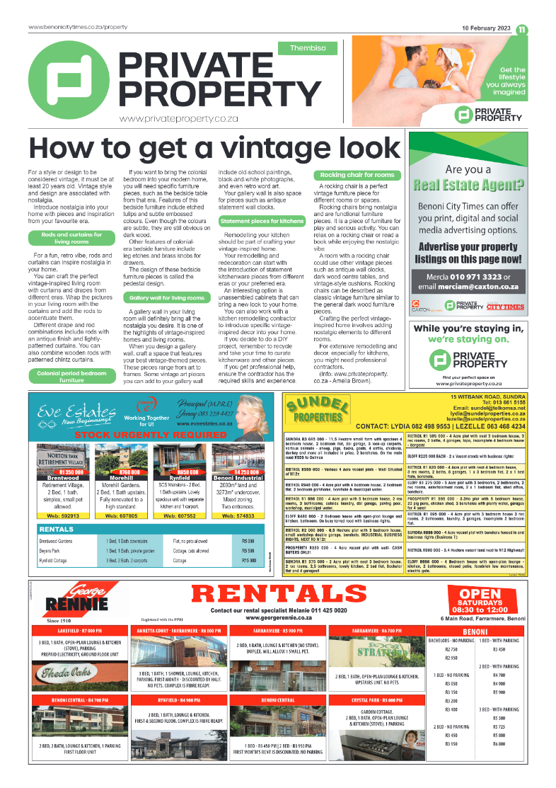 Benoni City Times 10 February 2023 page 11