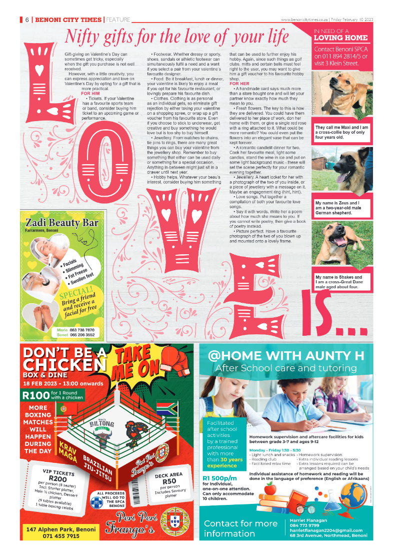 Benoni City Times 10 February 2023 page 6
