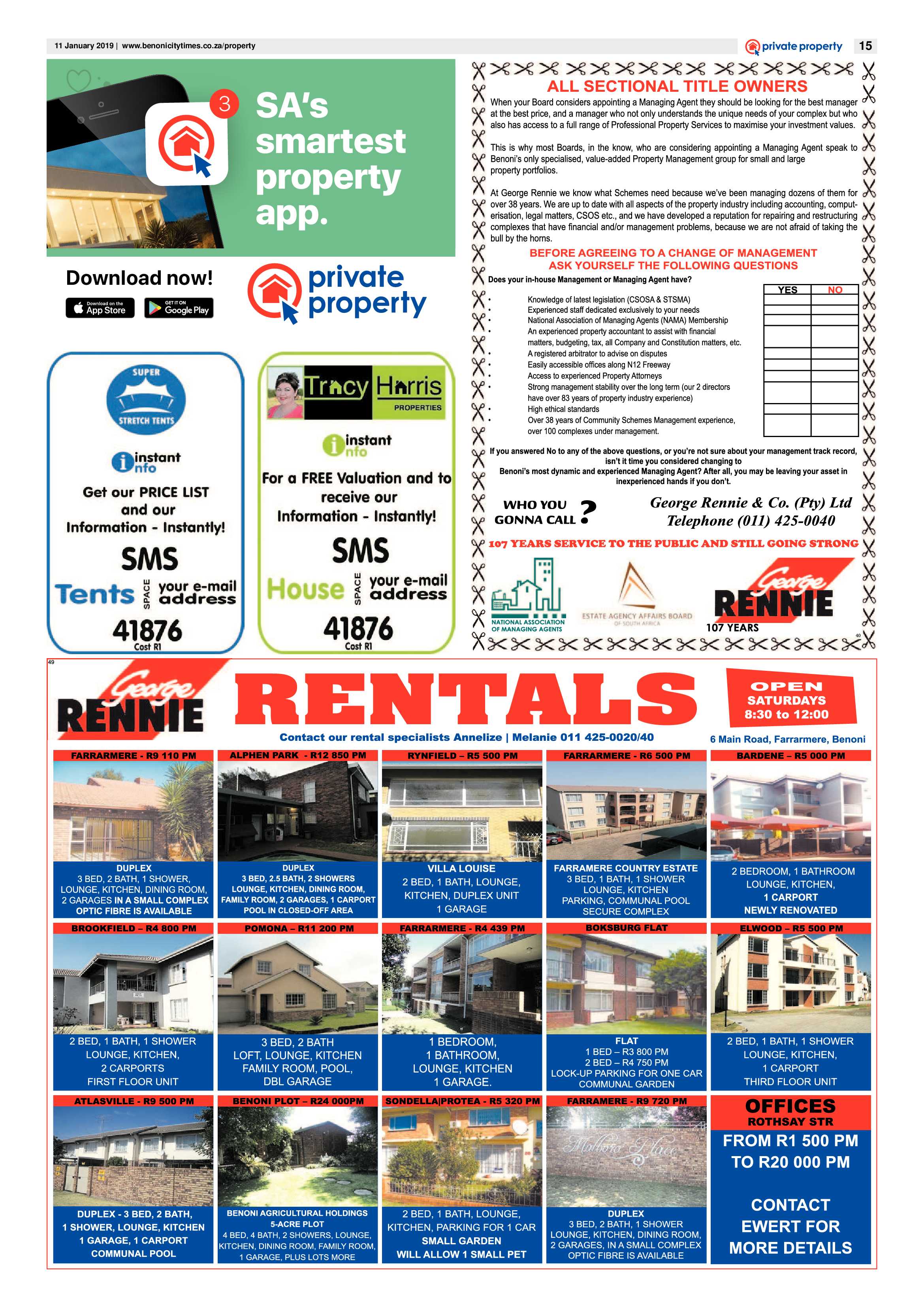 Benoni City Times 10 January 2019 page 15