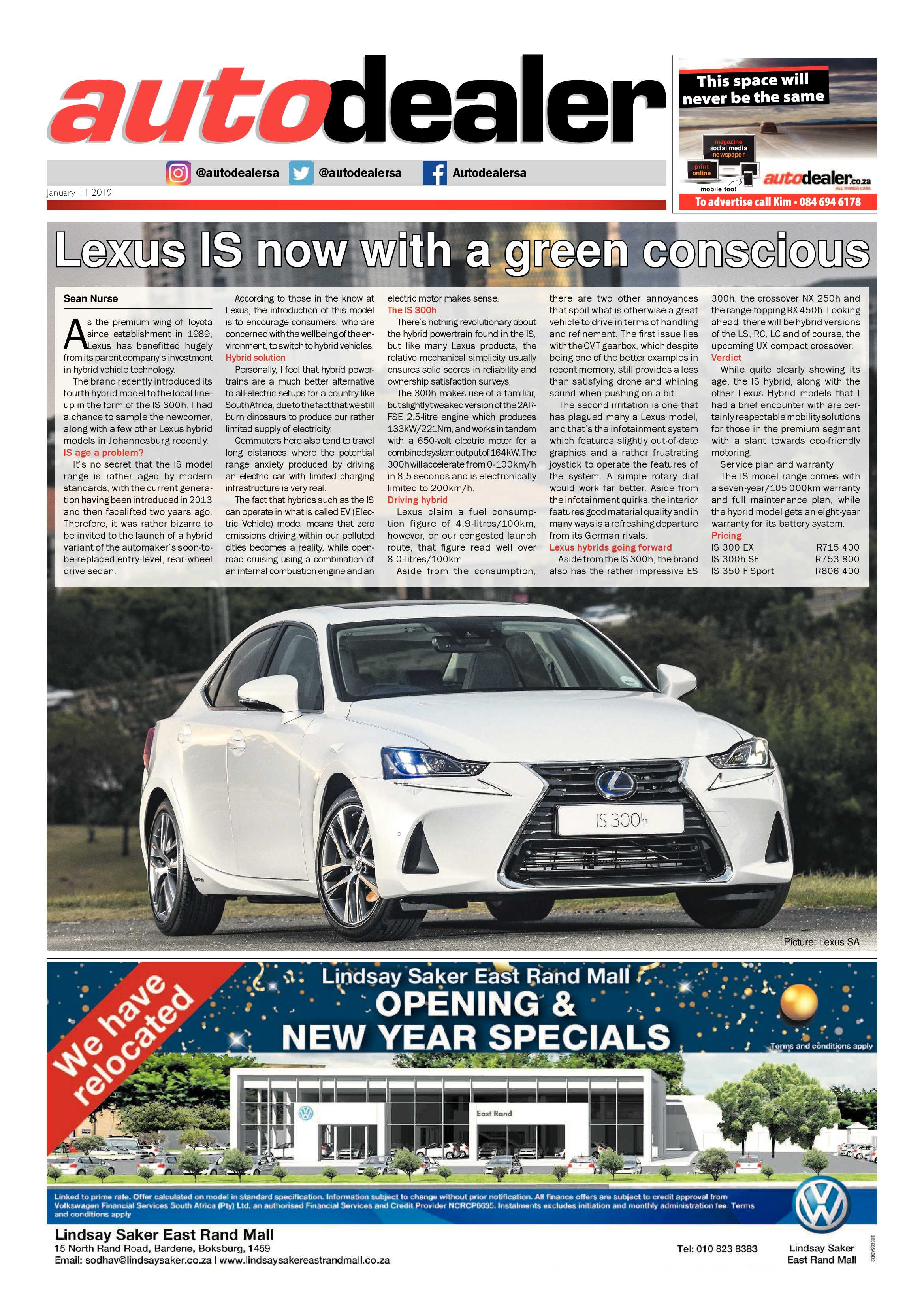 Benoni City Times 10 January 2019 page 20