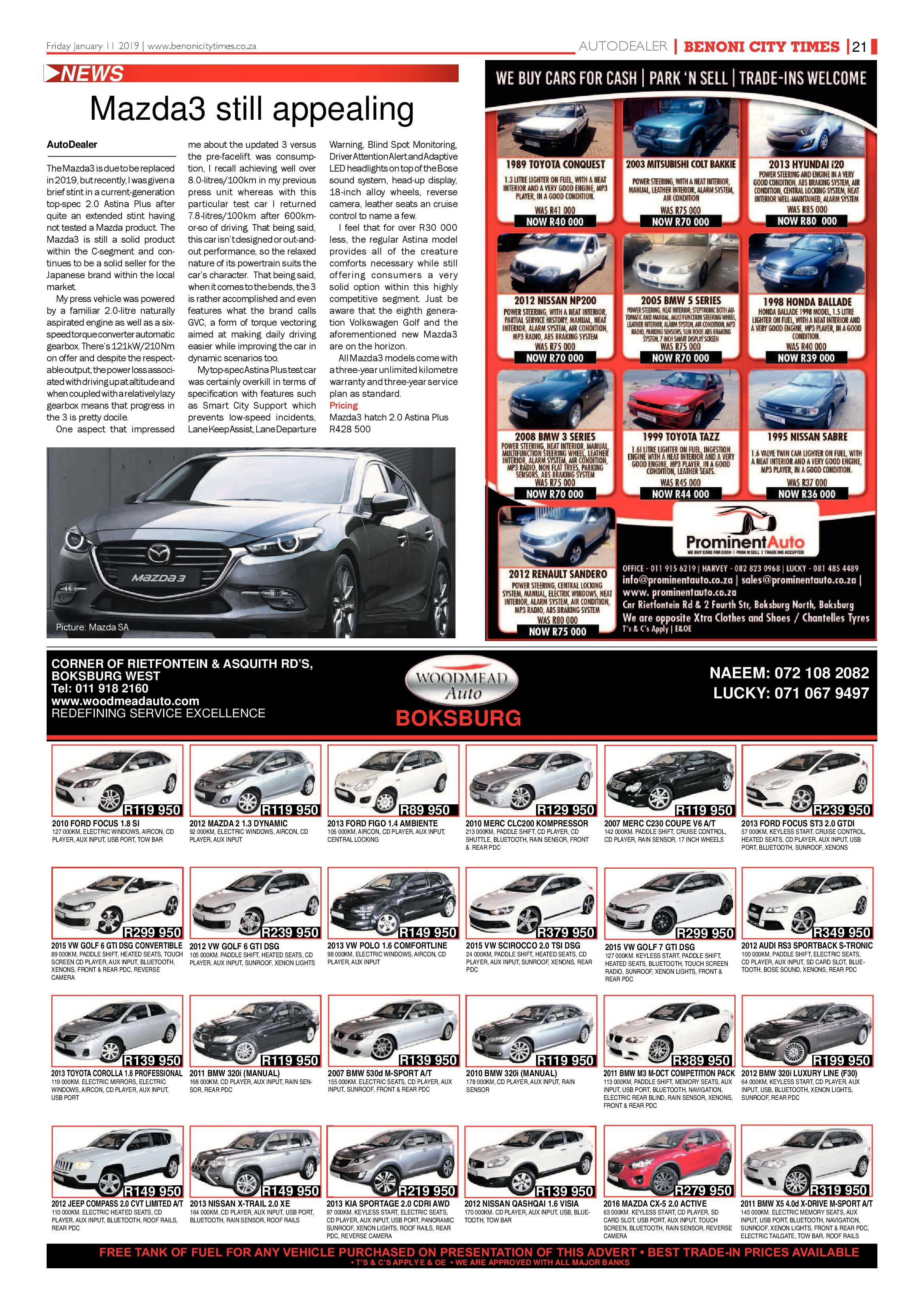 Benoni City Times 10 January 2019 page 21