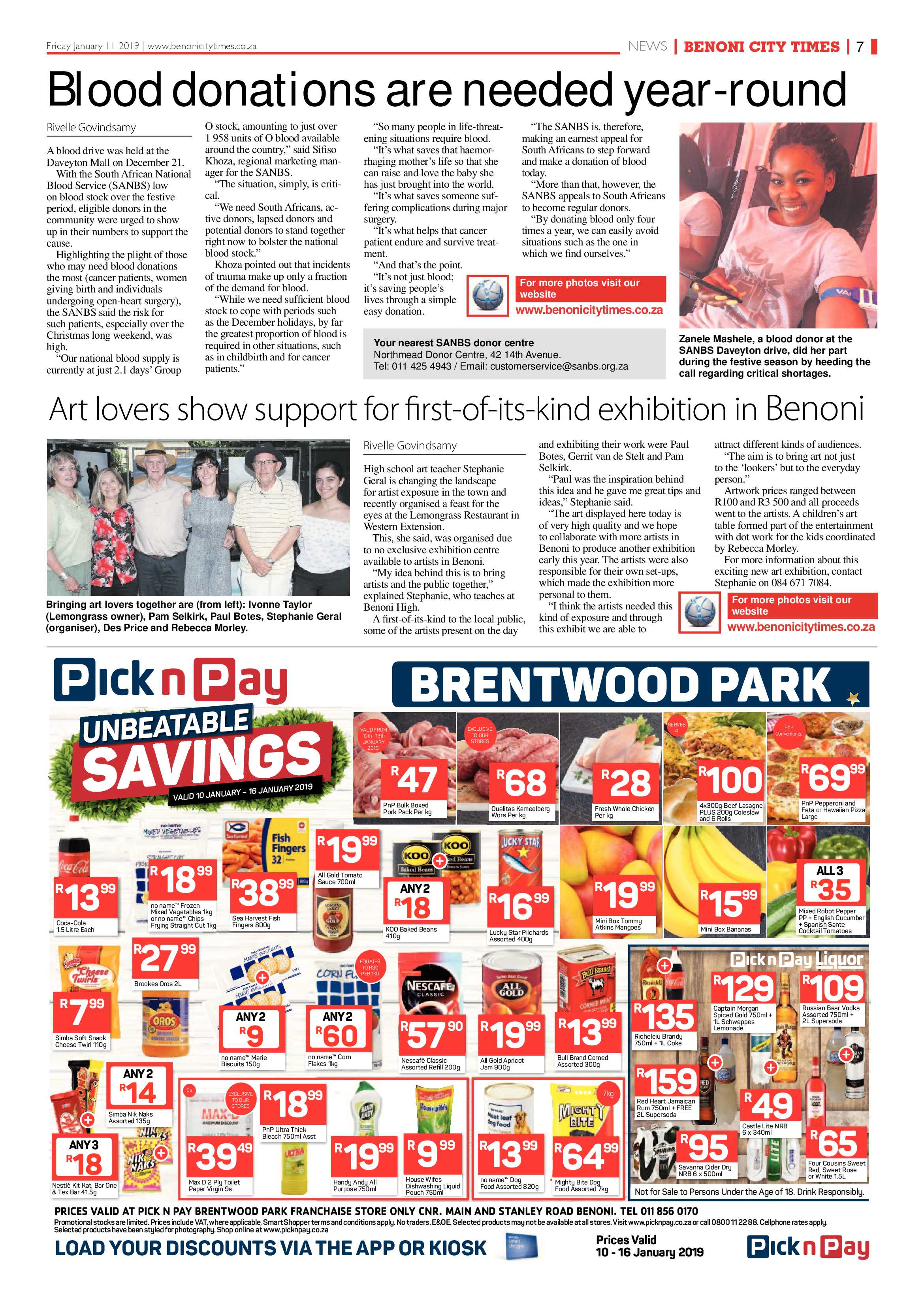 Benoni City Times 10 January 2019 page 7