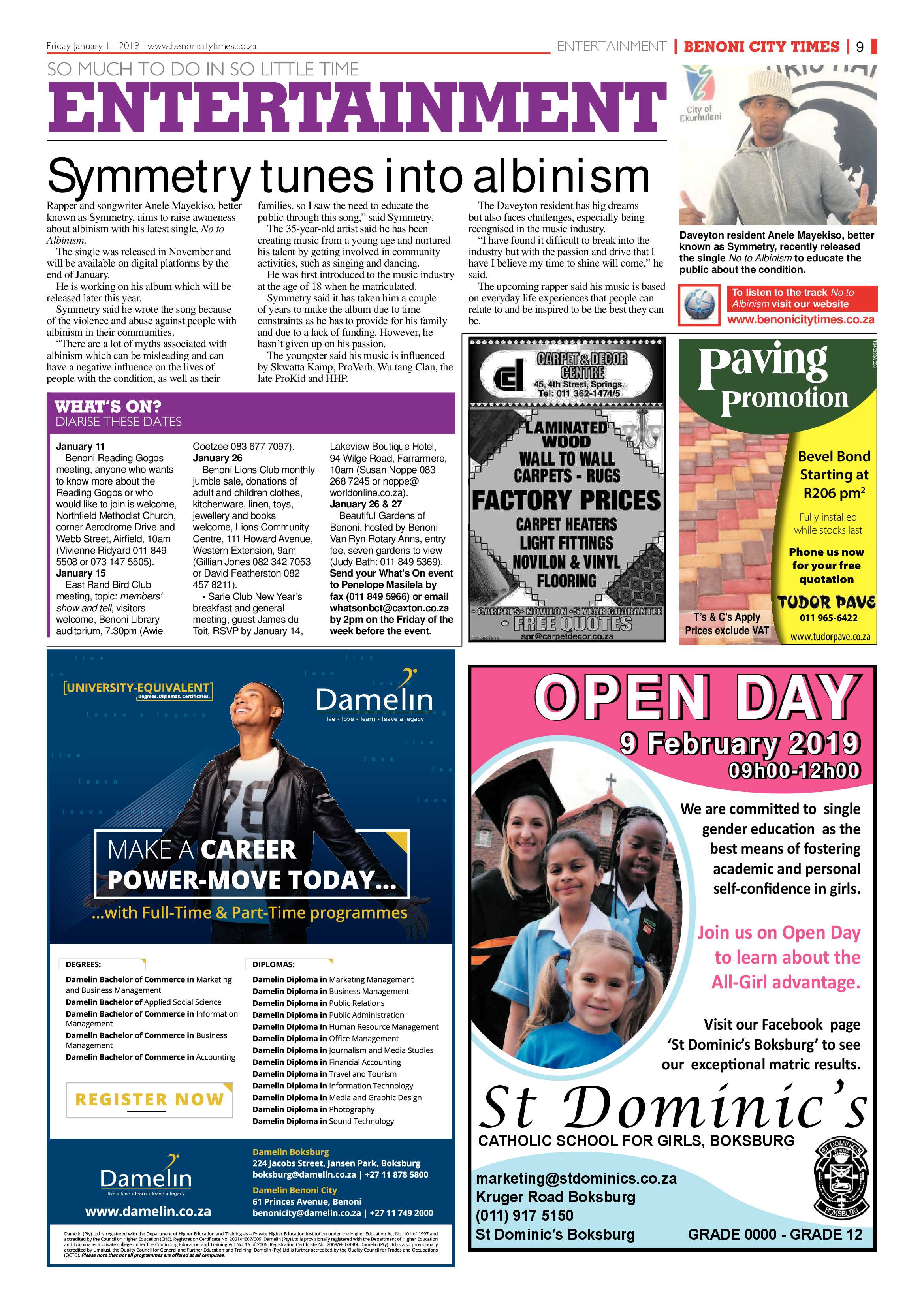 Benoni City Times 10 January 2019 page 9