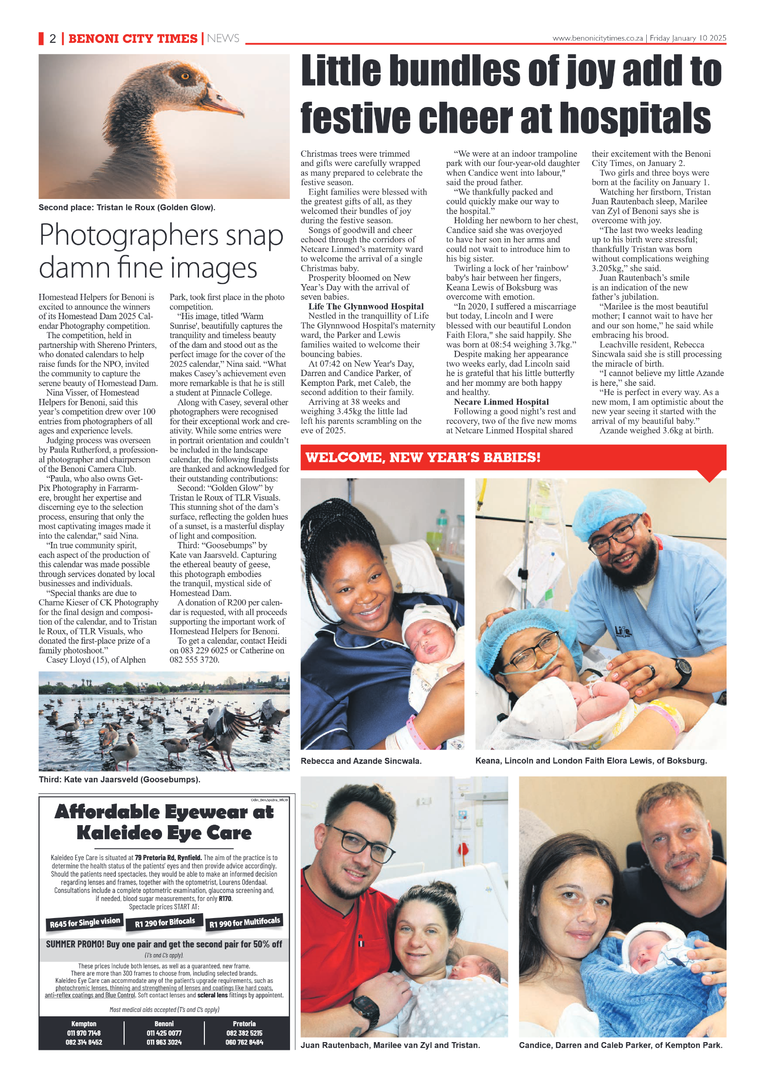 Benoni City Times 10 January 2025 page 2
