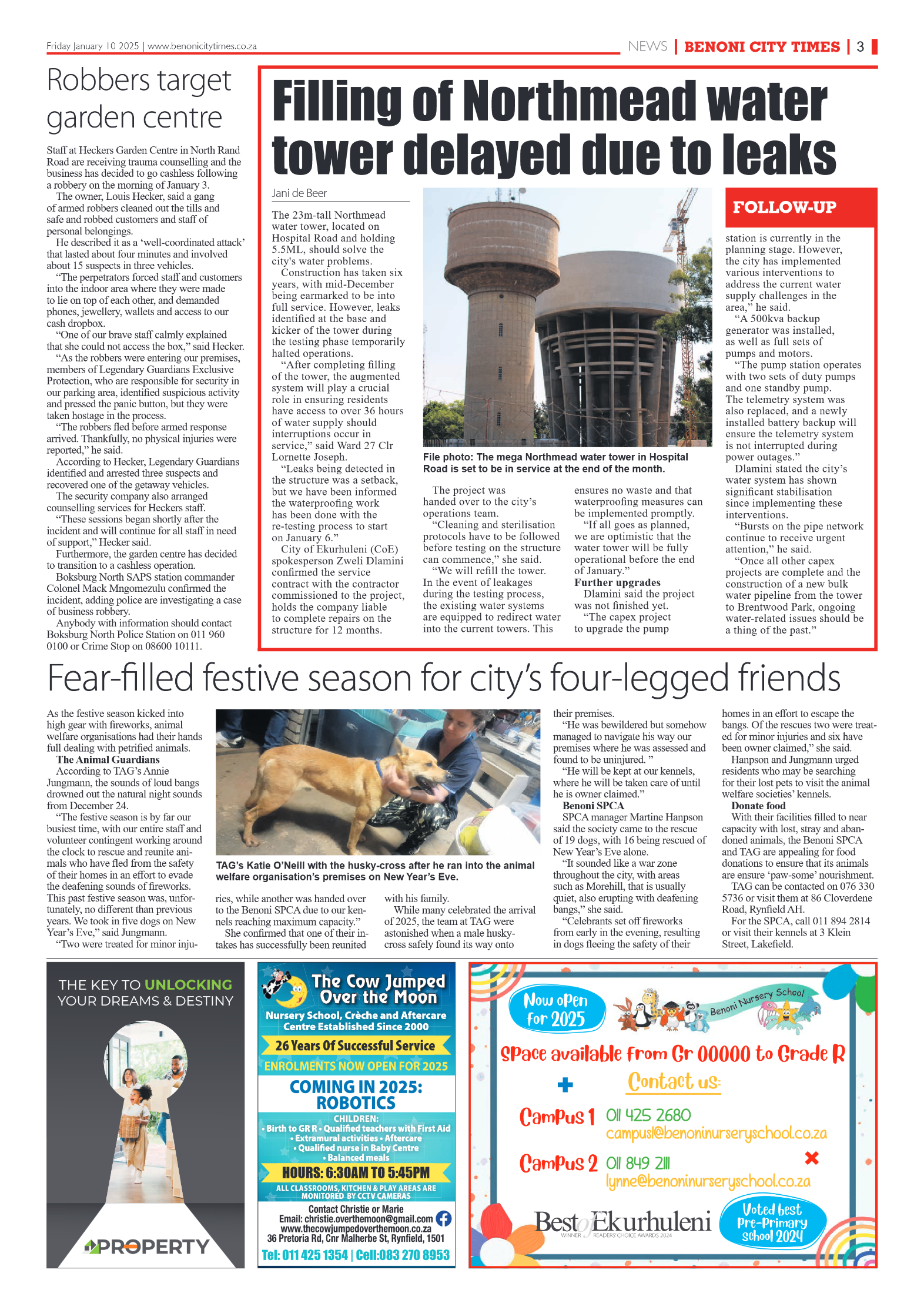 Benoni City Times 10 January 2025 page 3