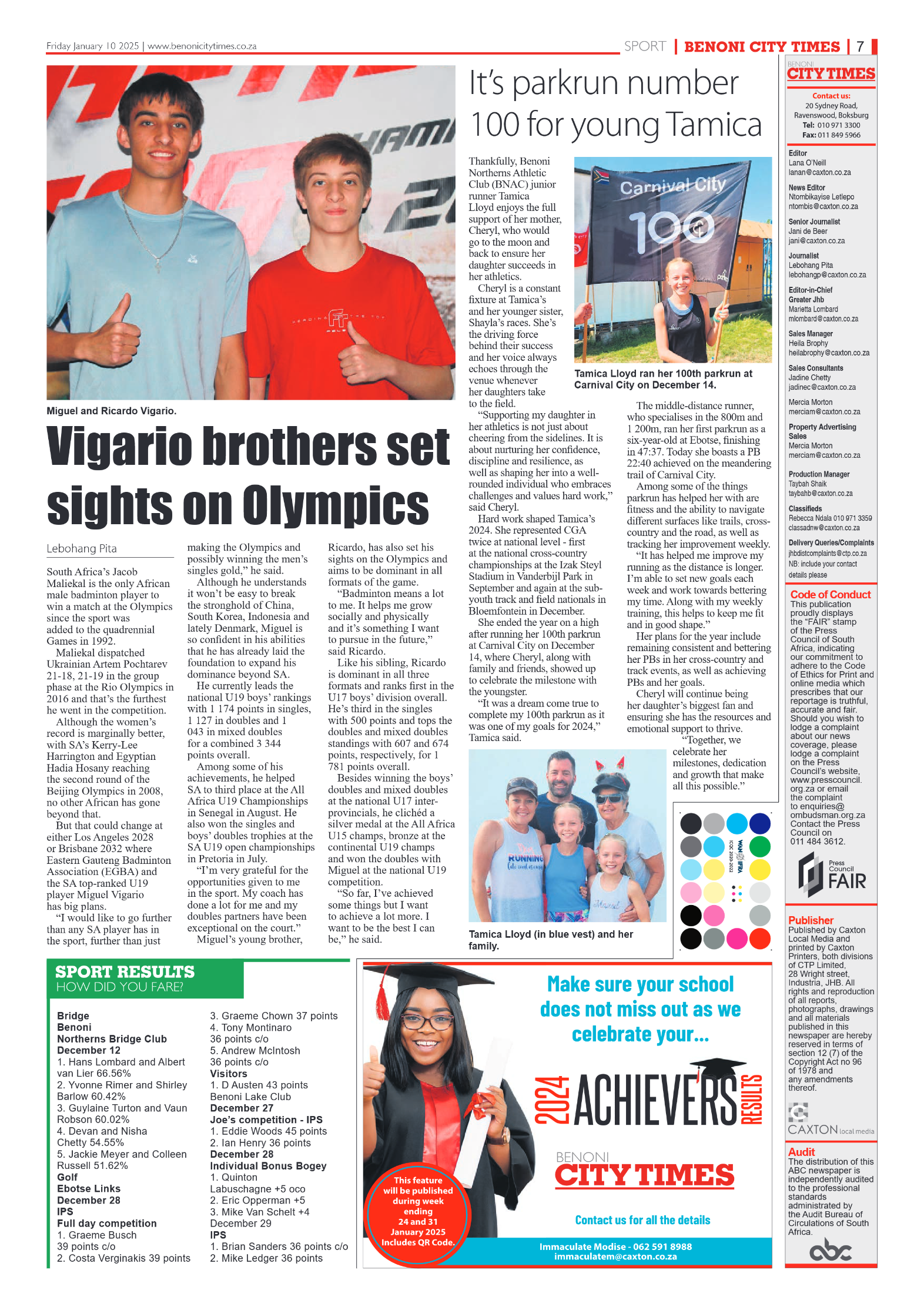 Benoni City Times 10 January 2025 page 7