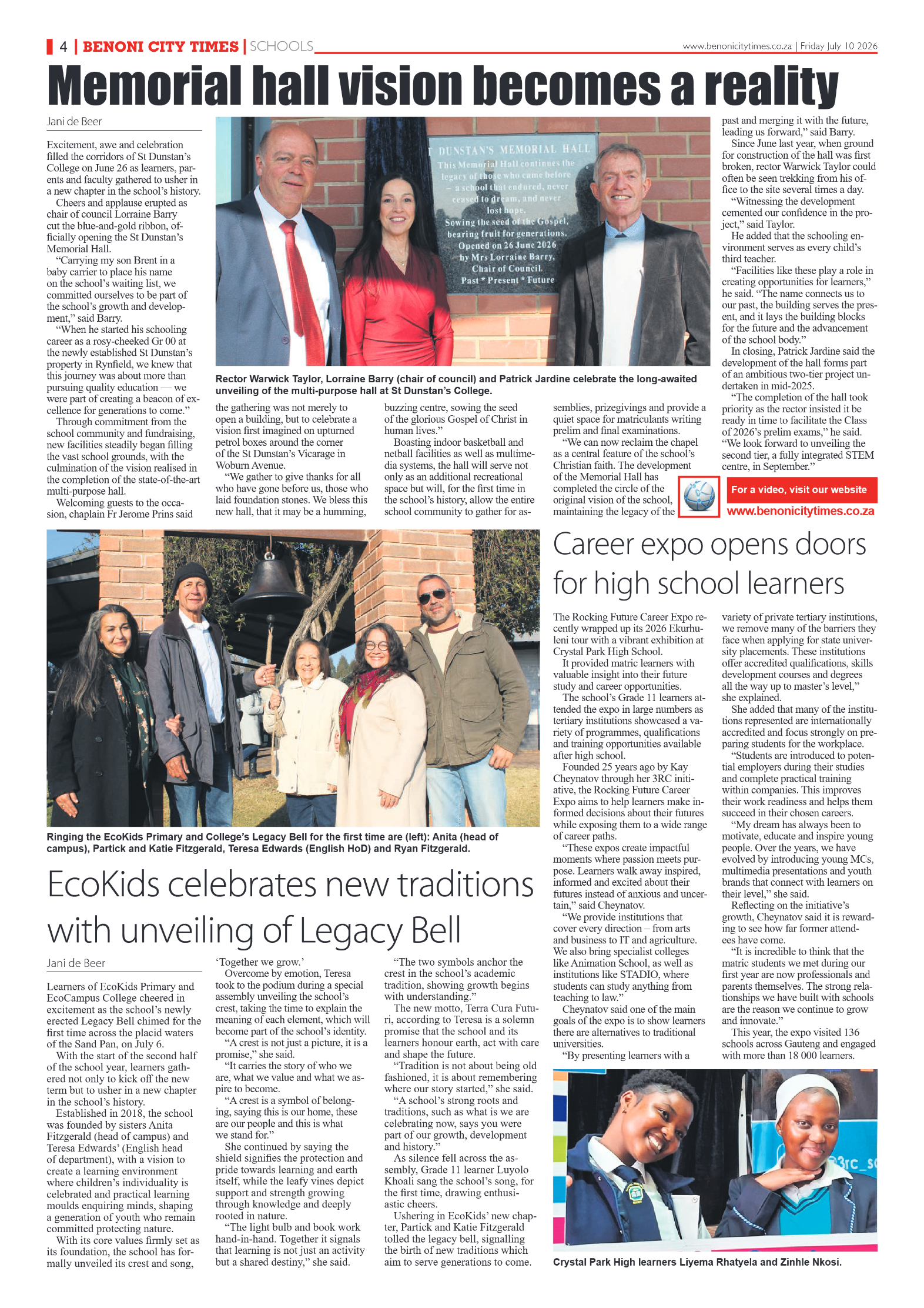Benoni City Times 10 July 2026 page 6