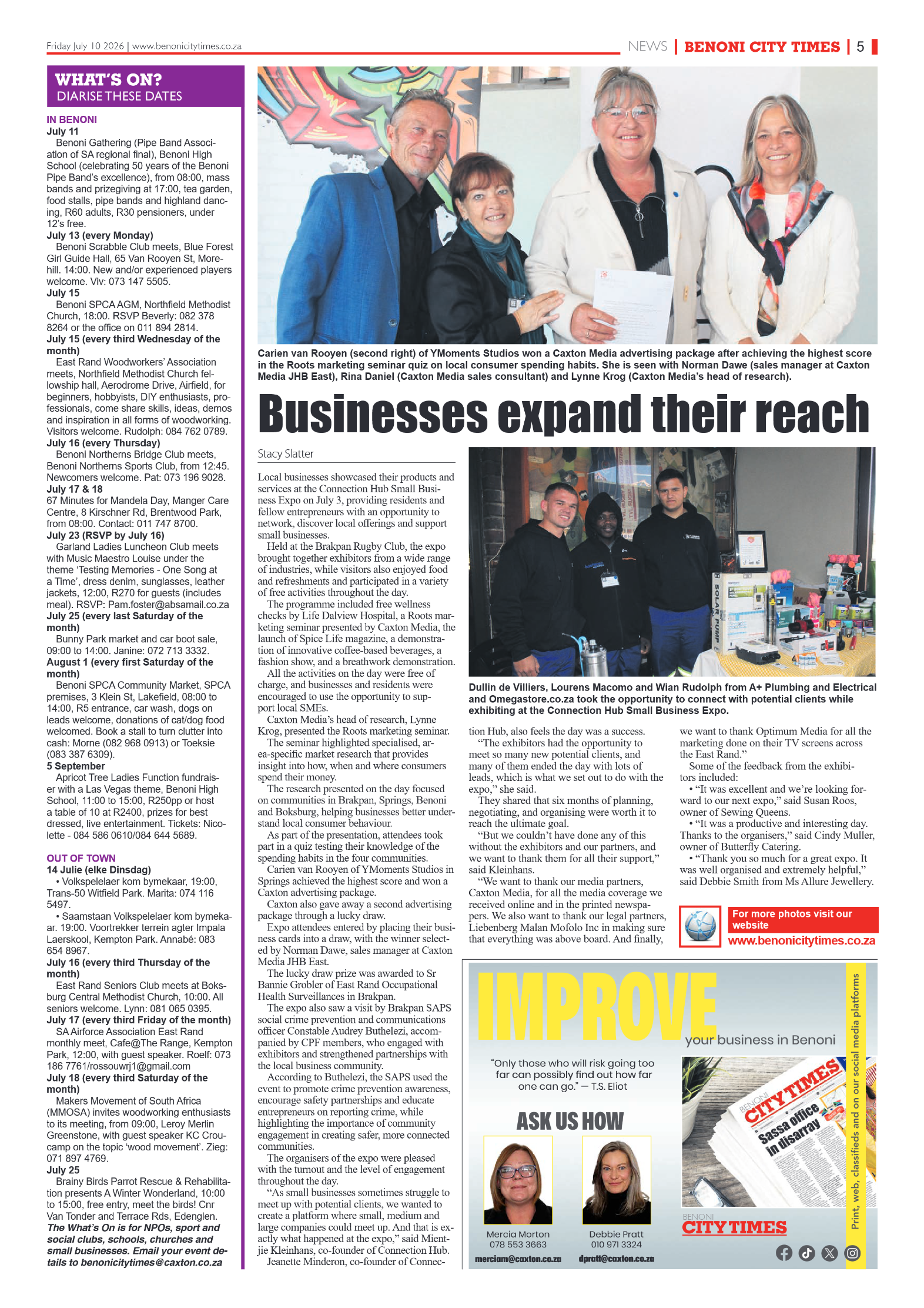 Benoni City Times 10 July 2026 page 7