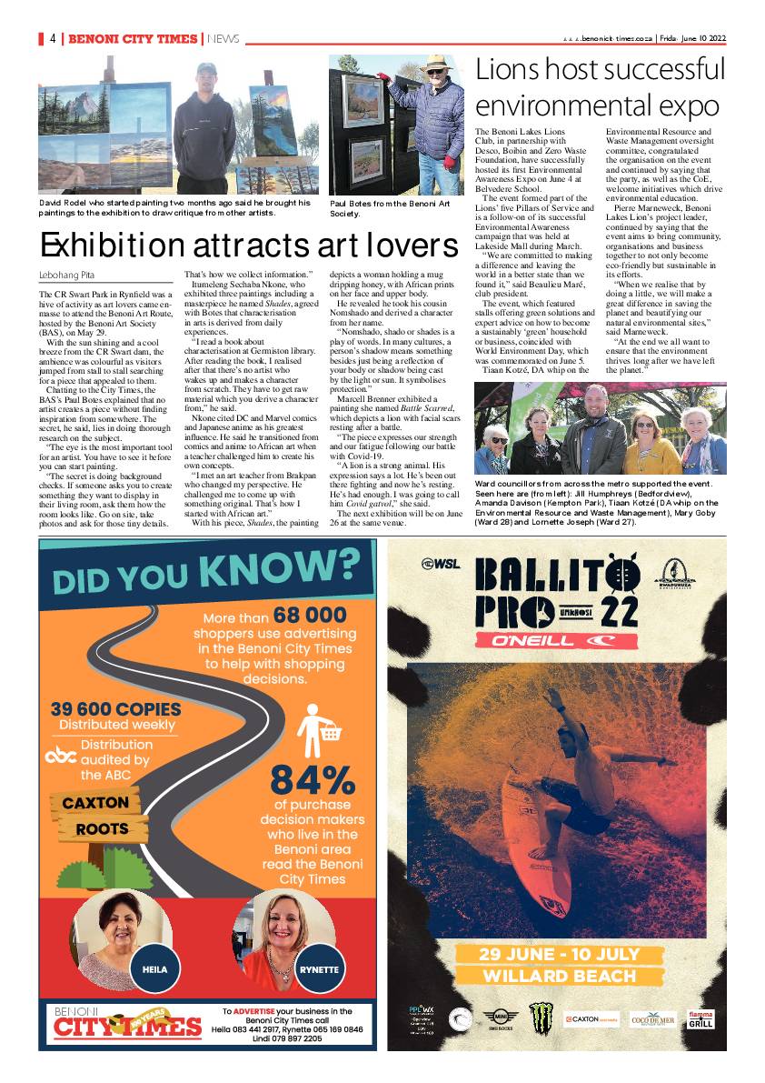 Benoni City Times 10 June 2022 page 4