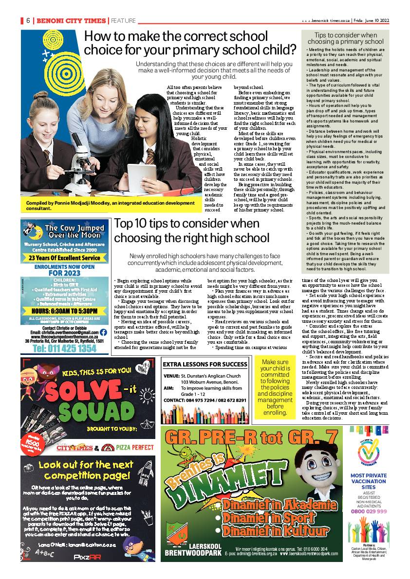 Benoni City Times 10 June 2022 page 6