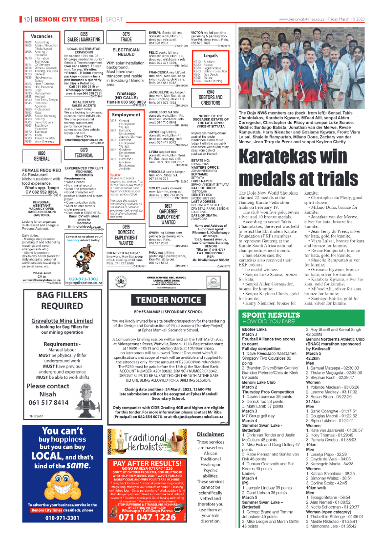 Benoni City Times 10 March 2023 page 10