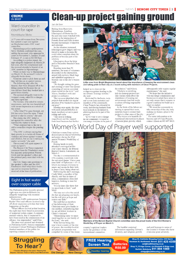 Benoni City Times 10 March 2023 page 3
