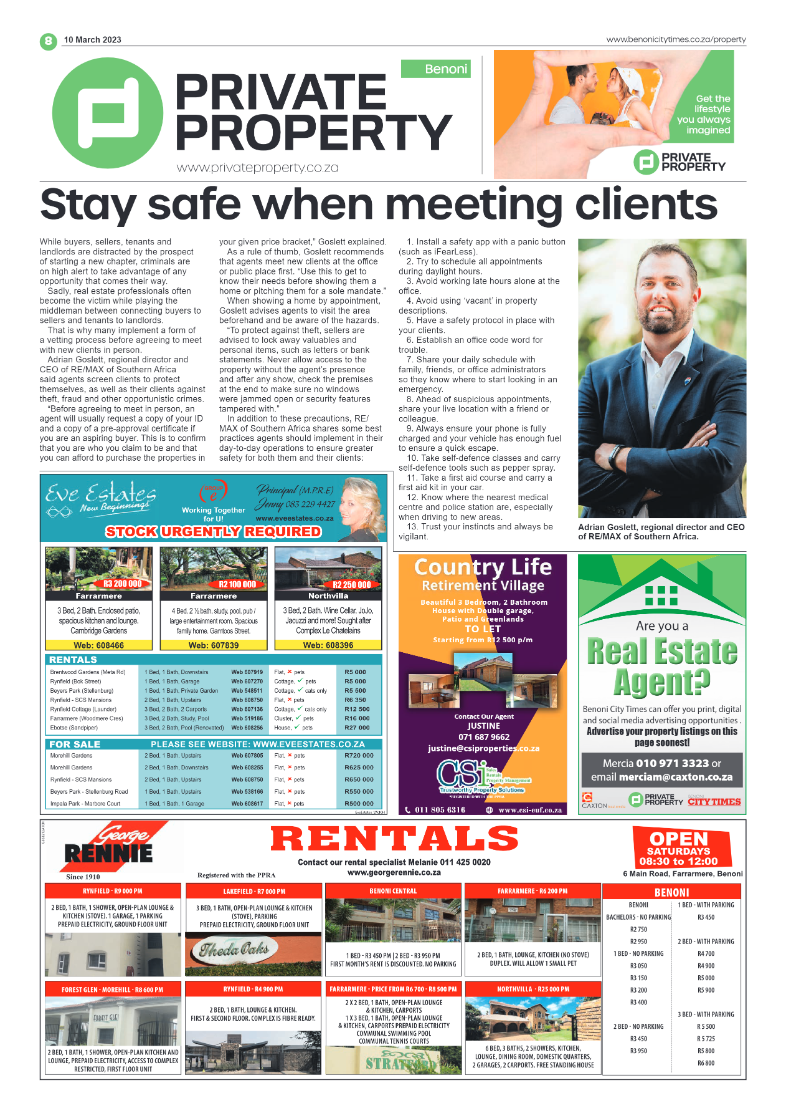 Benoni City Times 10 March 2023 page 8