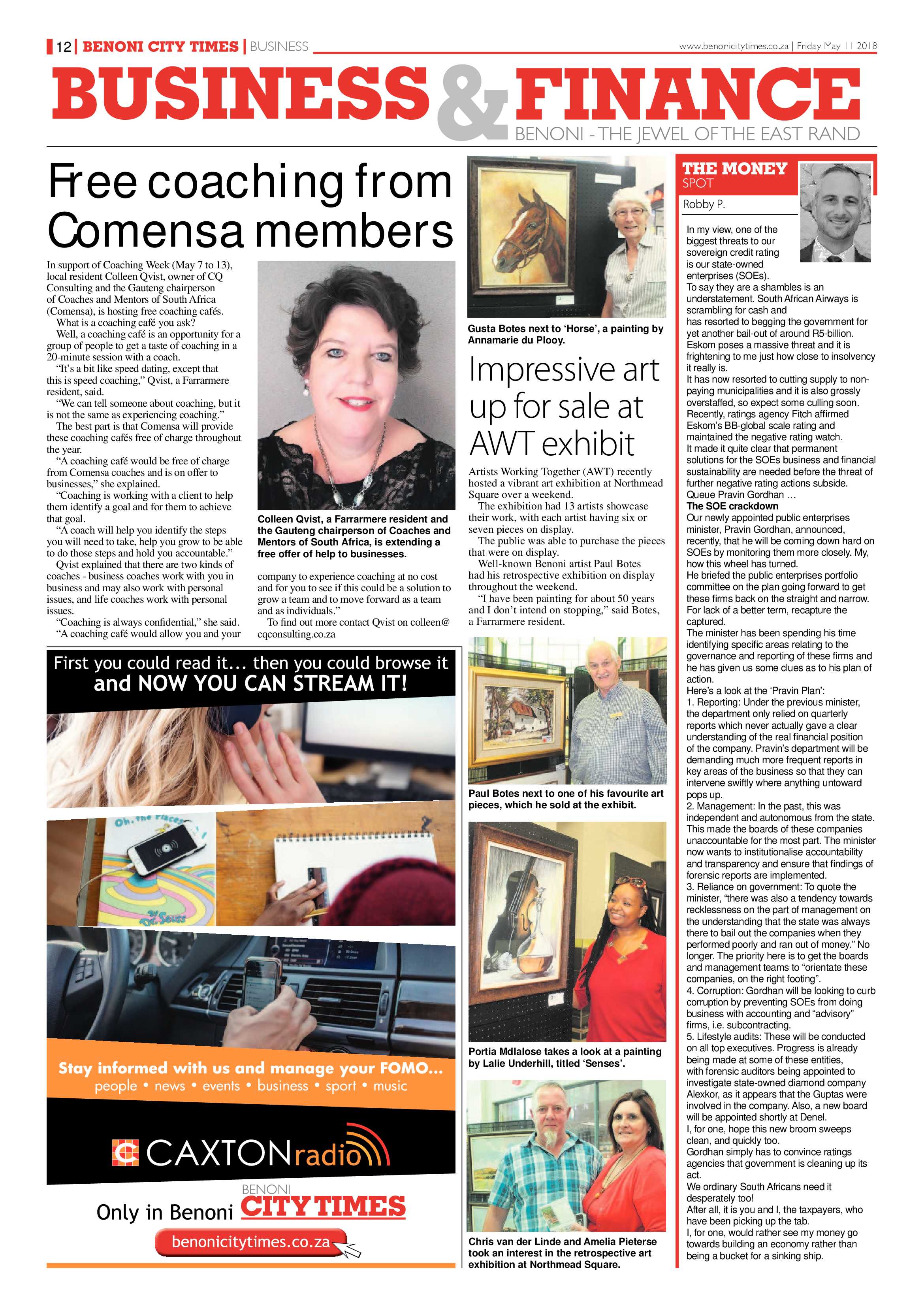 Benoni City Times 10 May 2018 page 12