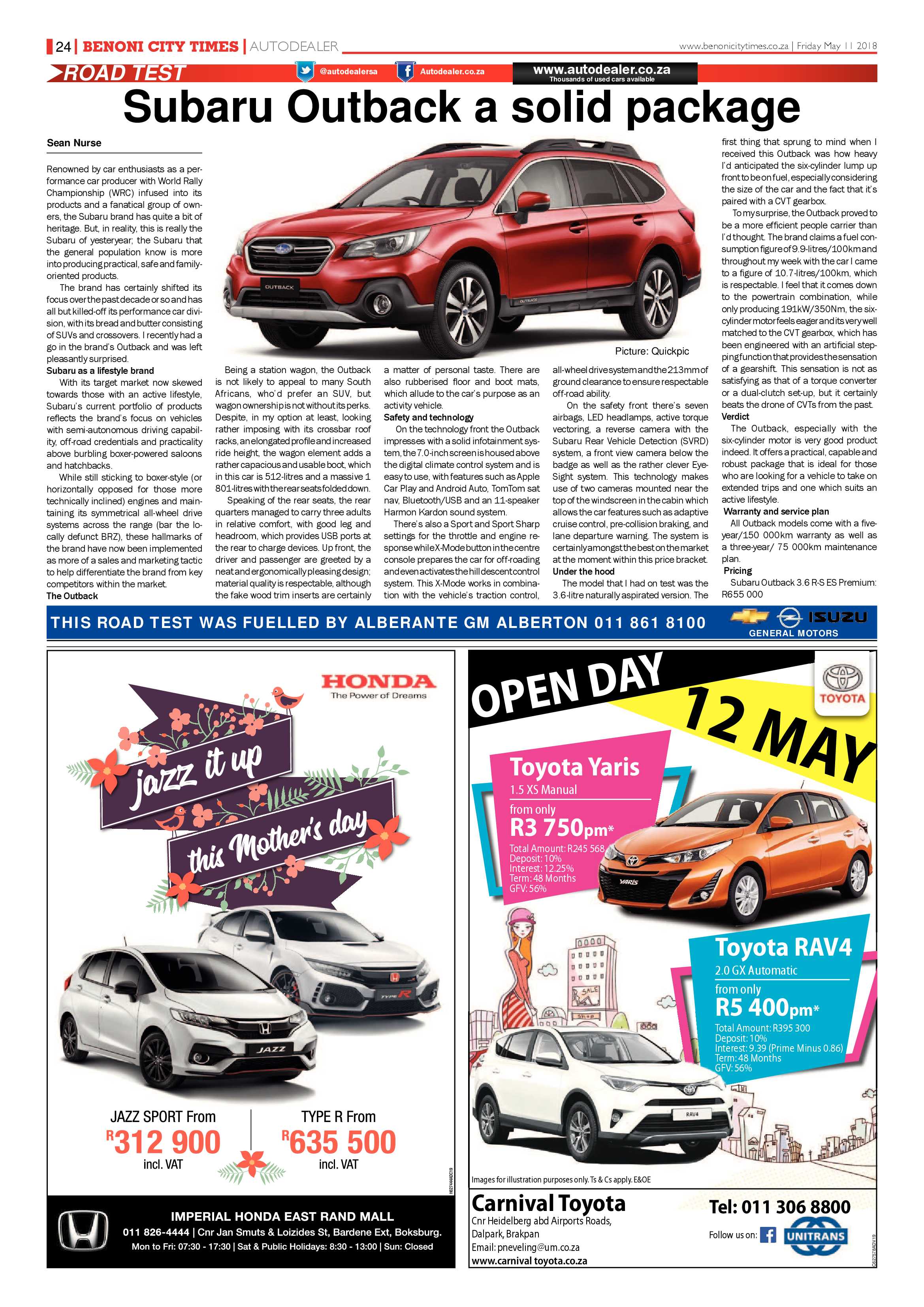 Benoni City Times 10 May 2018 page 24