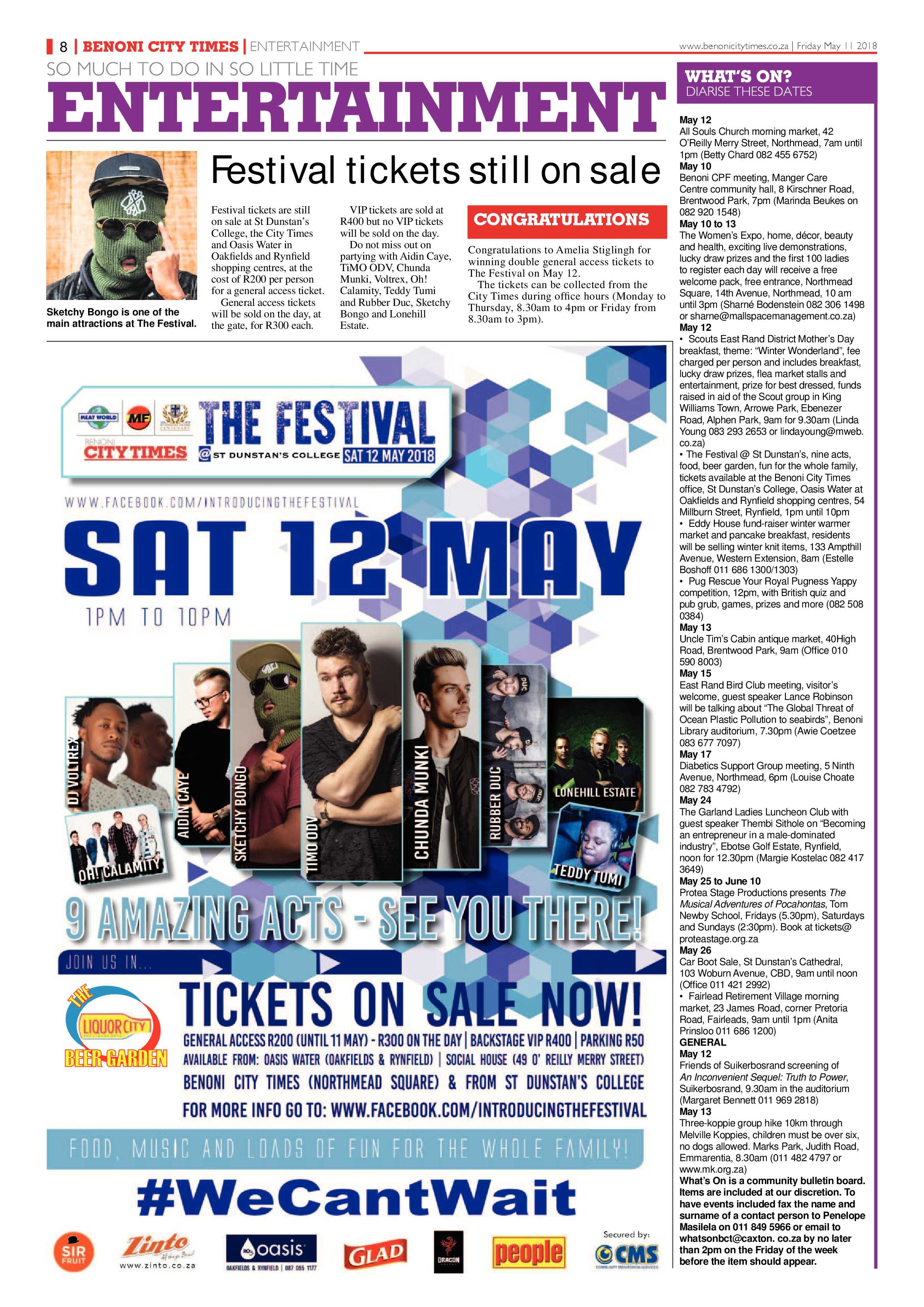 Benoni City Times 10 May 2018 page 8
