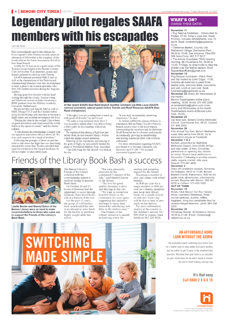 Benoni City Times 10 November 2023 page 4