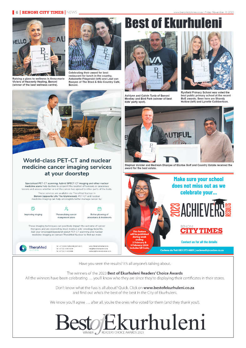 Benoni City Times 10 November 2023 page 6