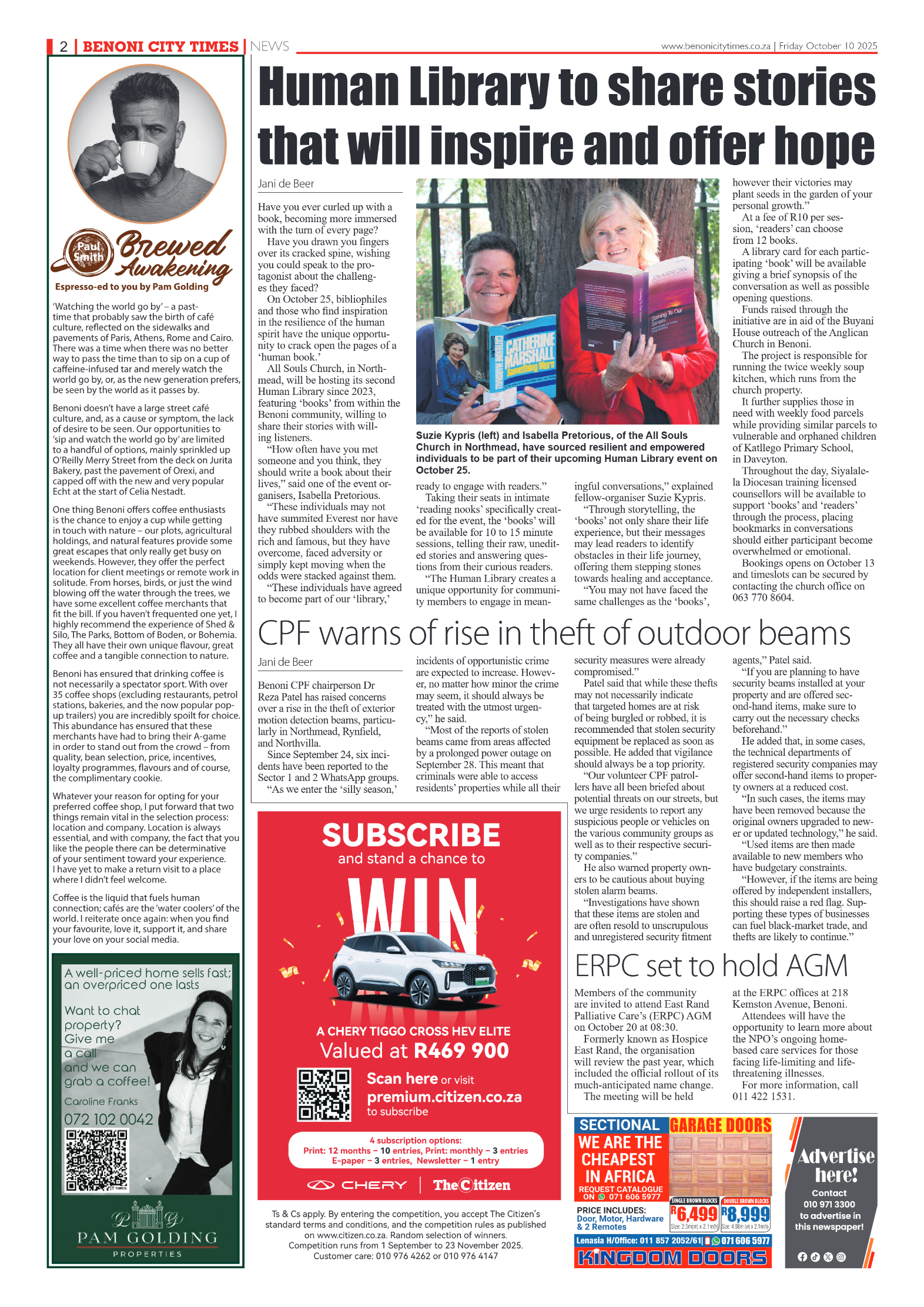 Benoni City Times 10 October 2025 page 4