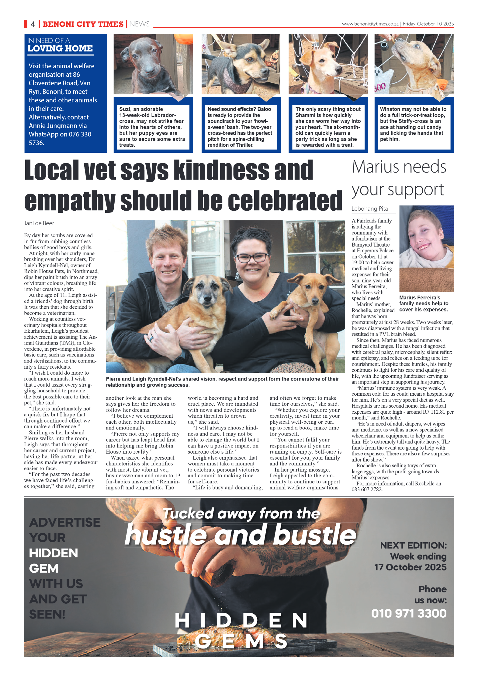 Benoni City Times 10 October 2025 page 6