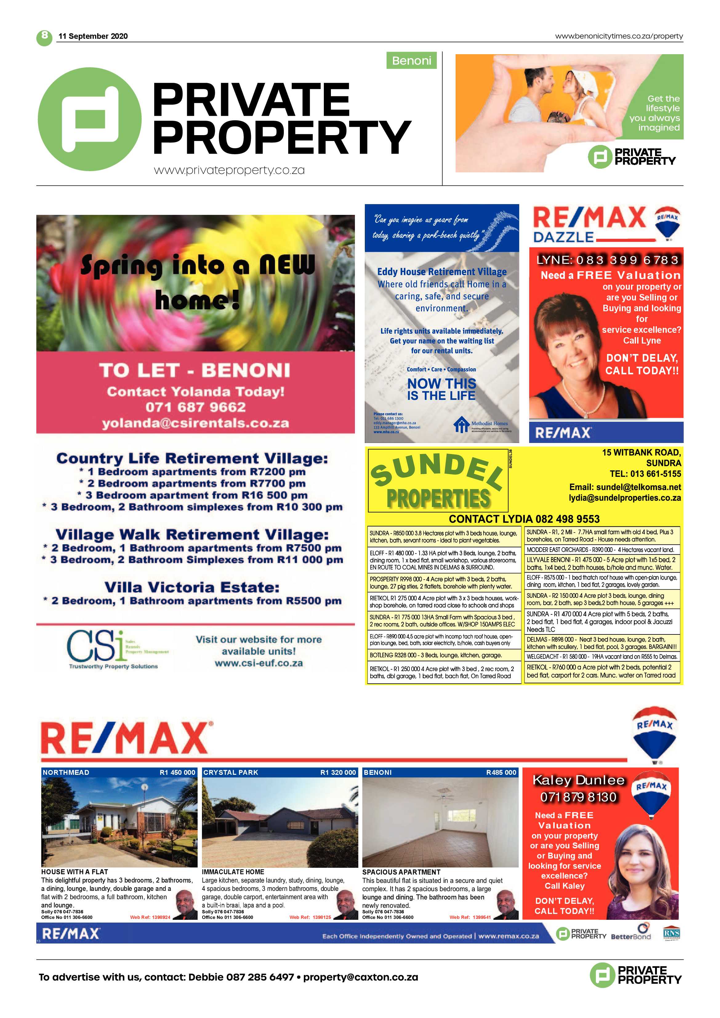 Benoni City Times 10 September 2020 page 8