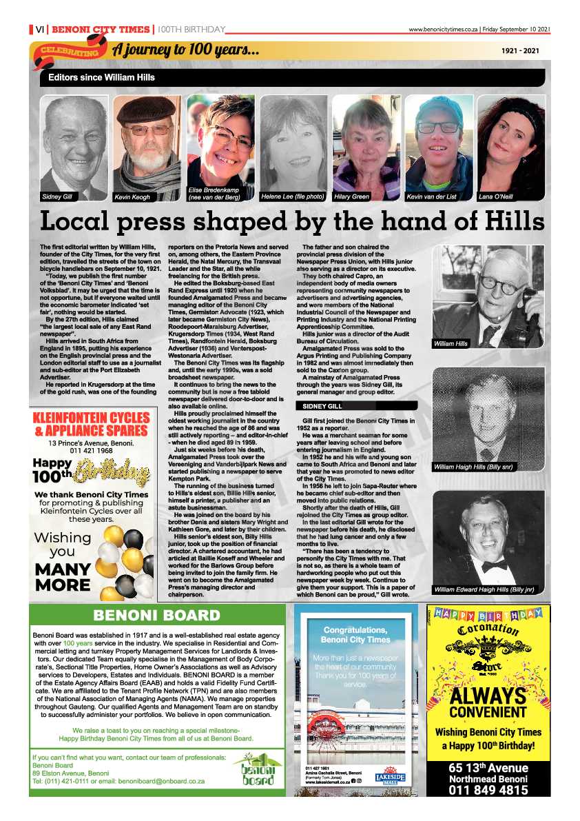 Benoni City Times 10 September 2021 page 12