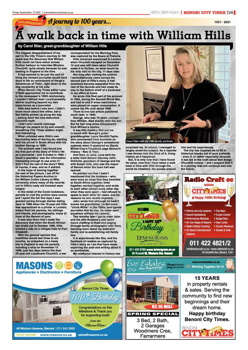 Benoni City Times 10 September 2021 page 13