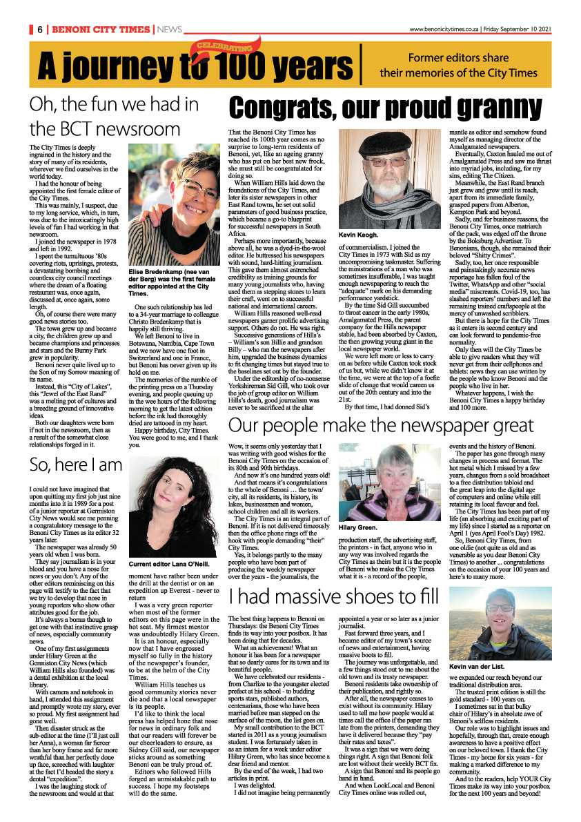 Benoni City Times 10 September 2021 page 6