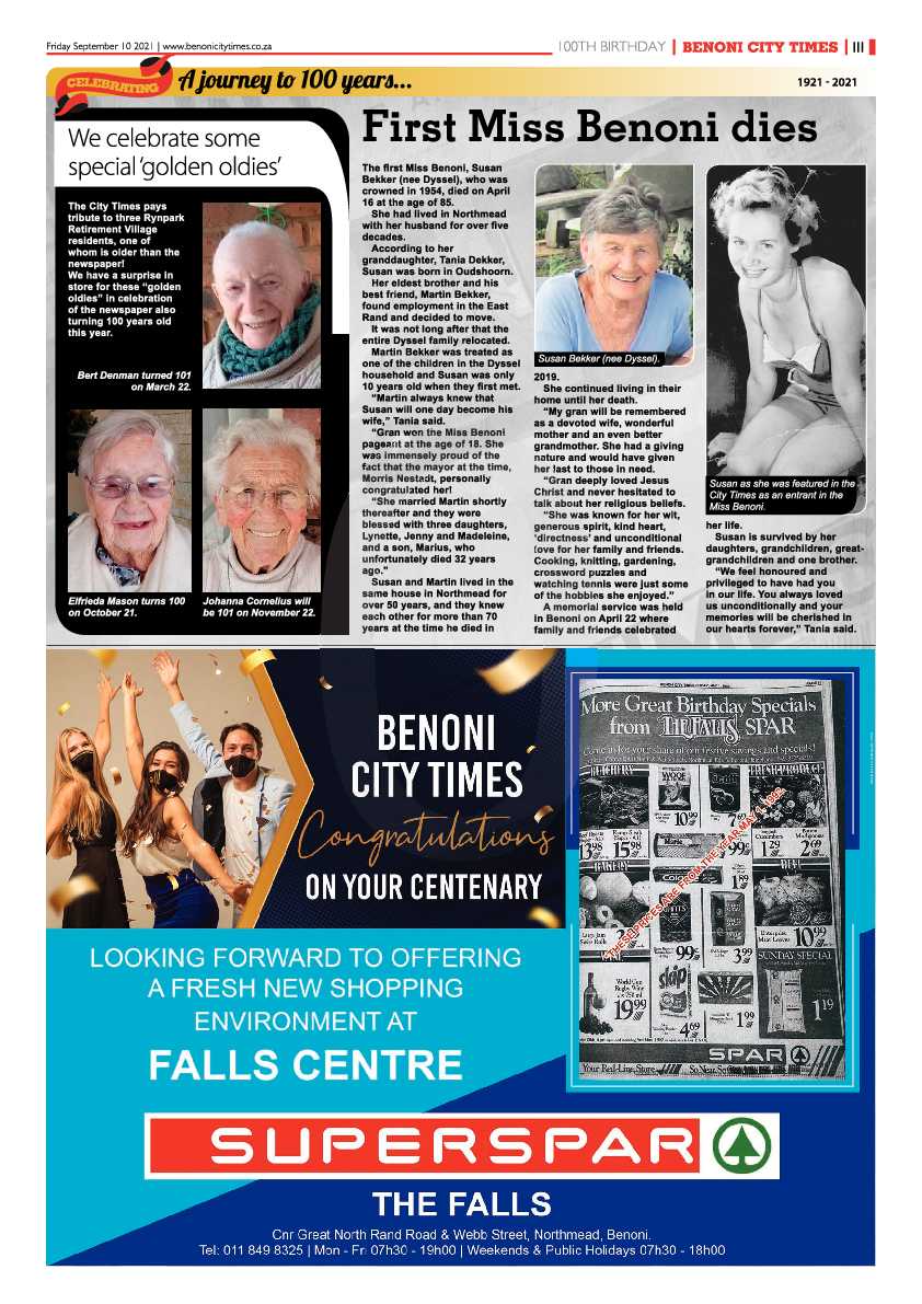 Benoni City Times 10 September 2021 page 9