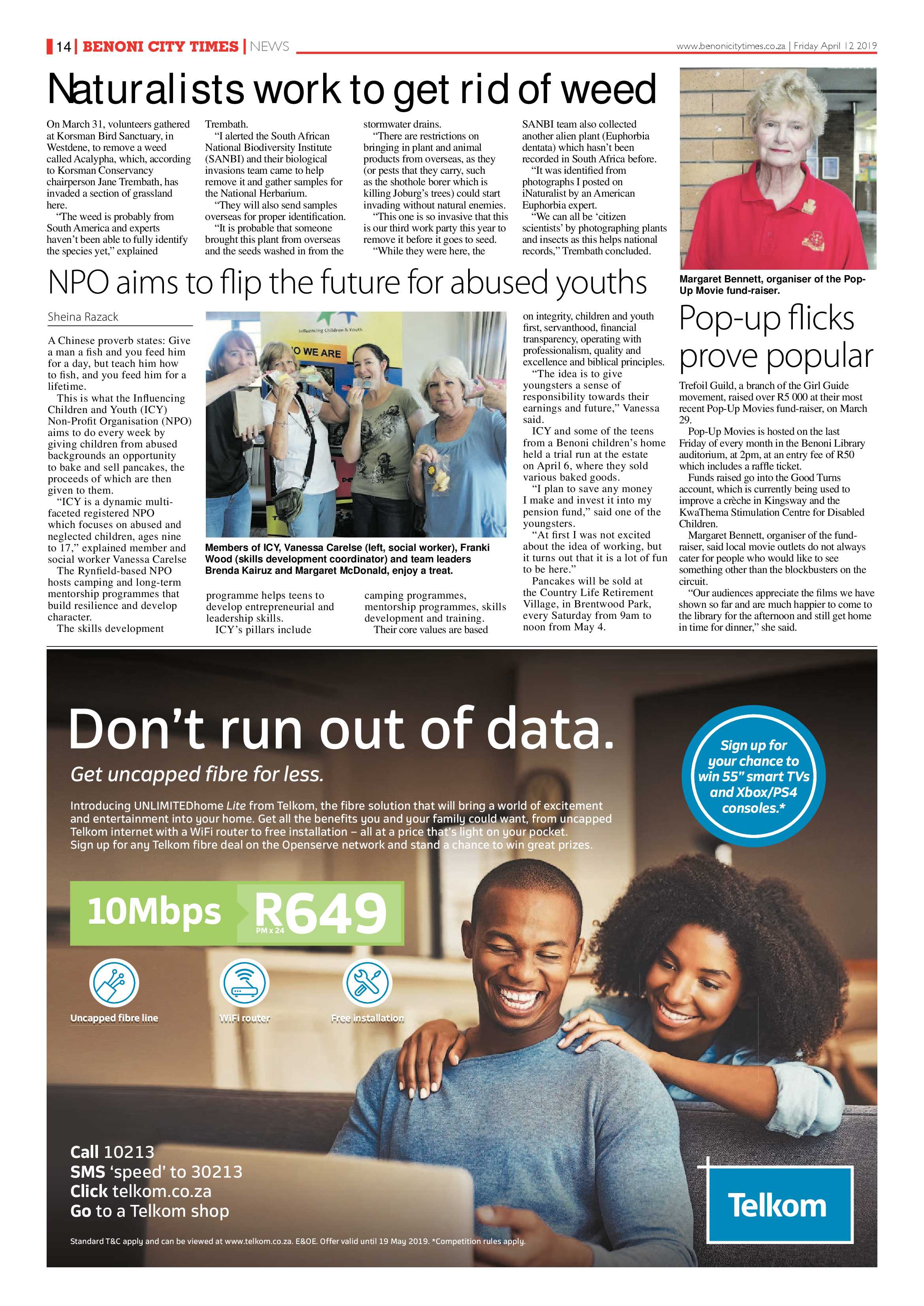 Benoni City Times 11 April 2019 page 14