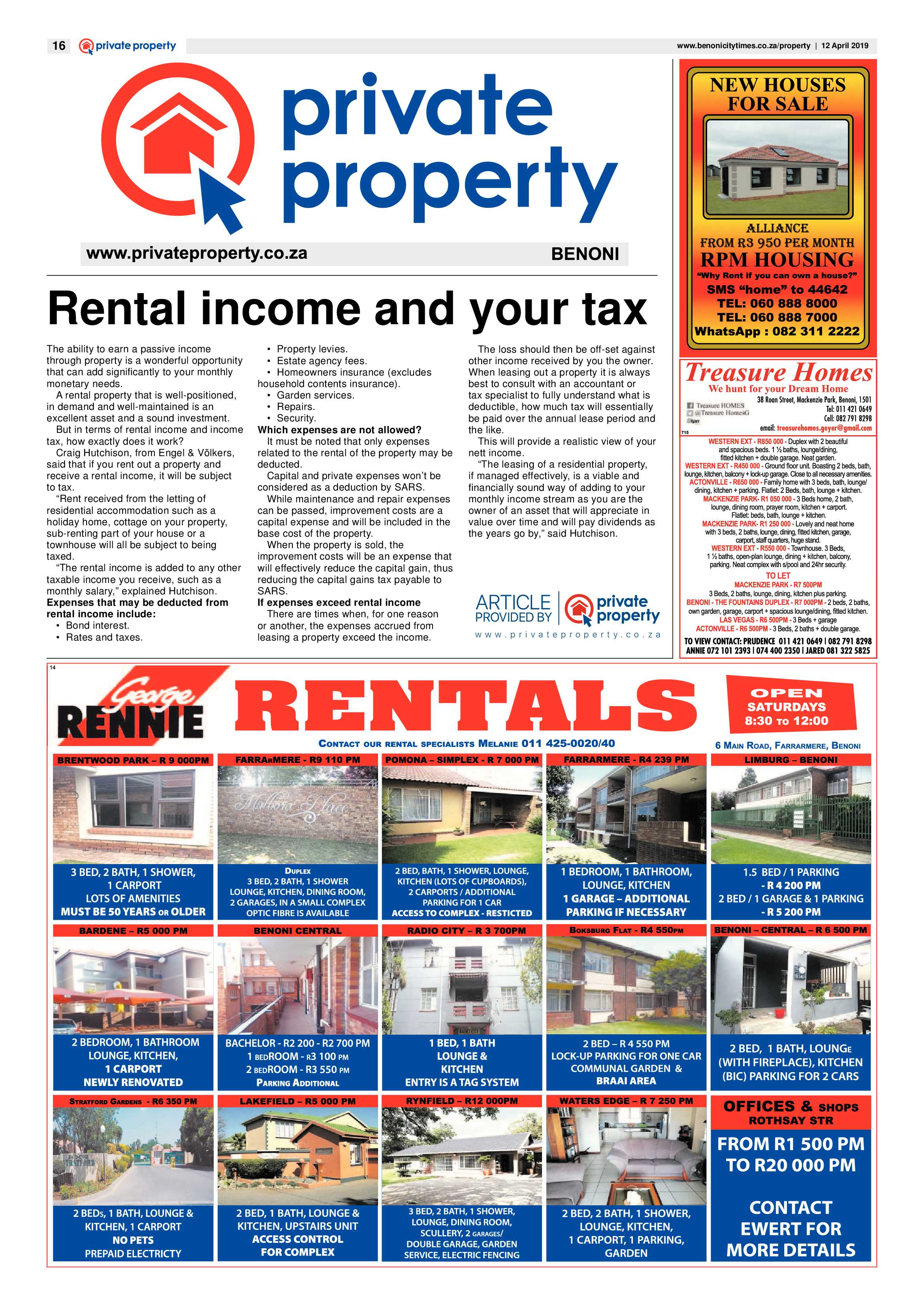Benoni City Times 11 April 2019 page 16