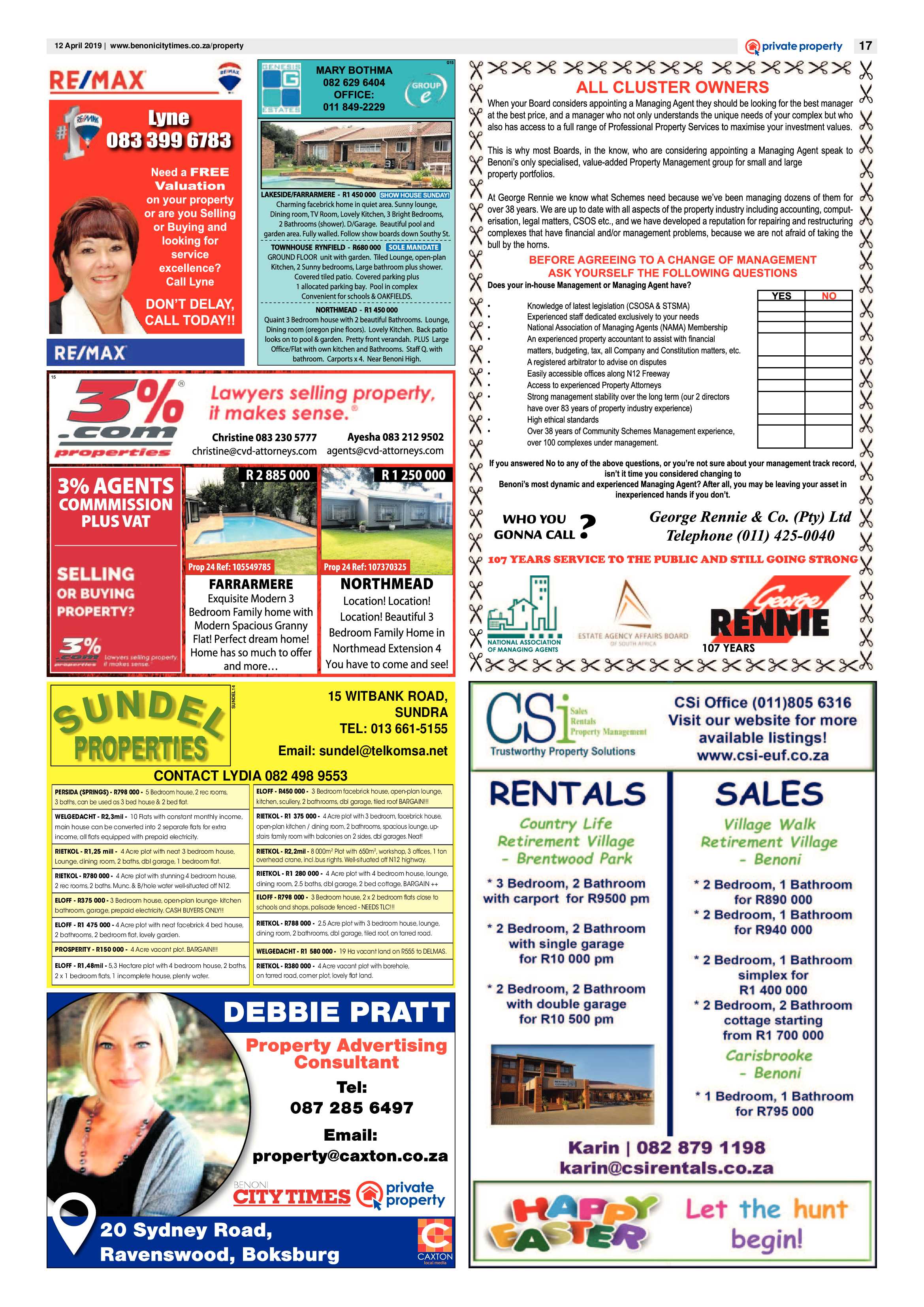 Benoni City Times 11 April 2019 page 17