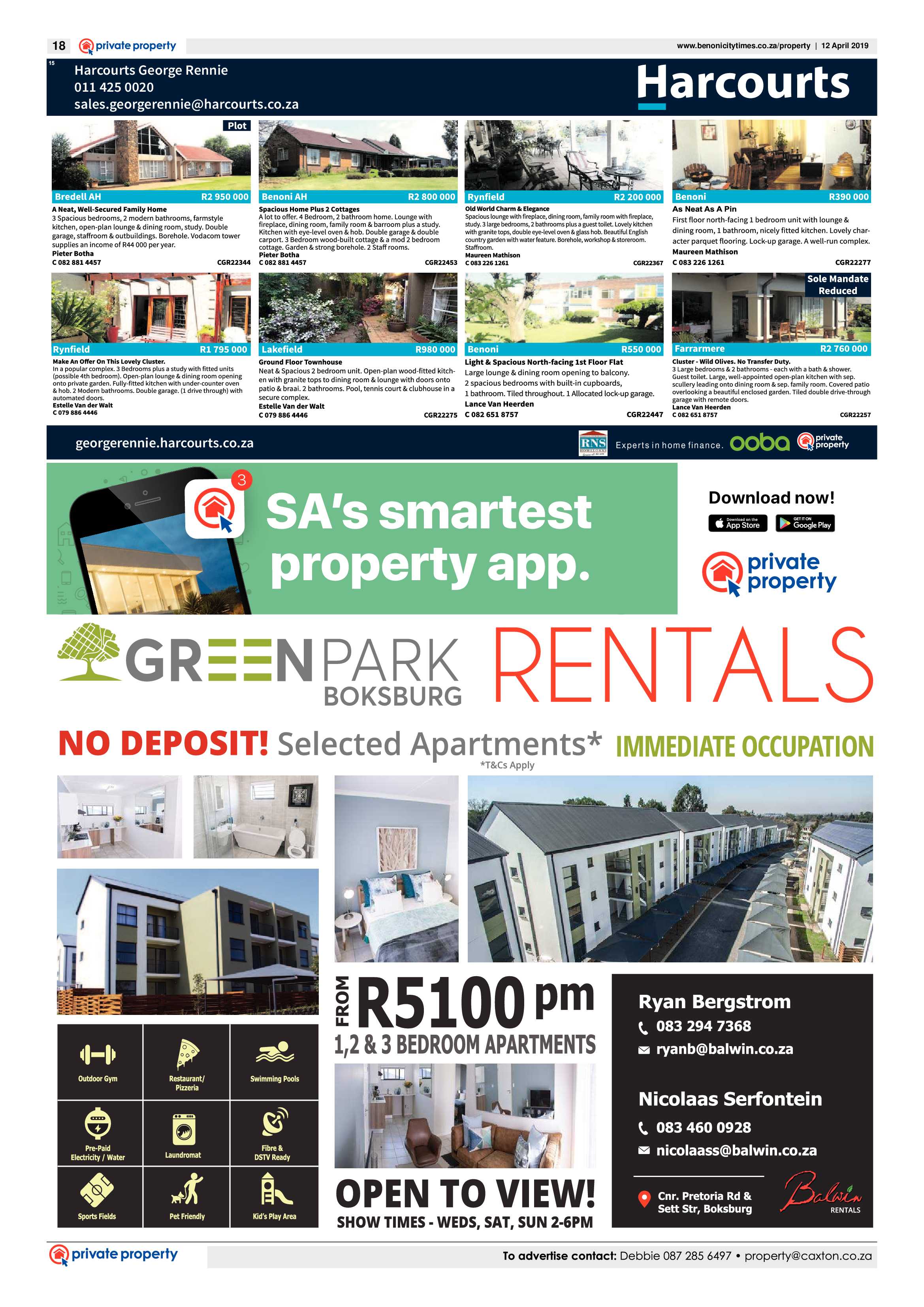 Benoni City Times 11 April 2019 page 18